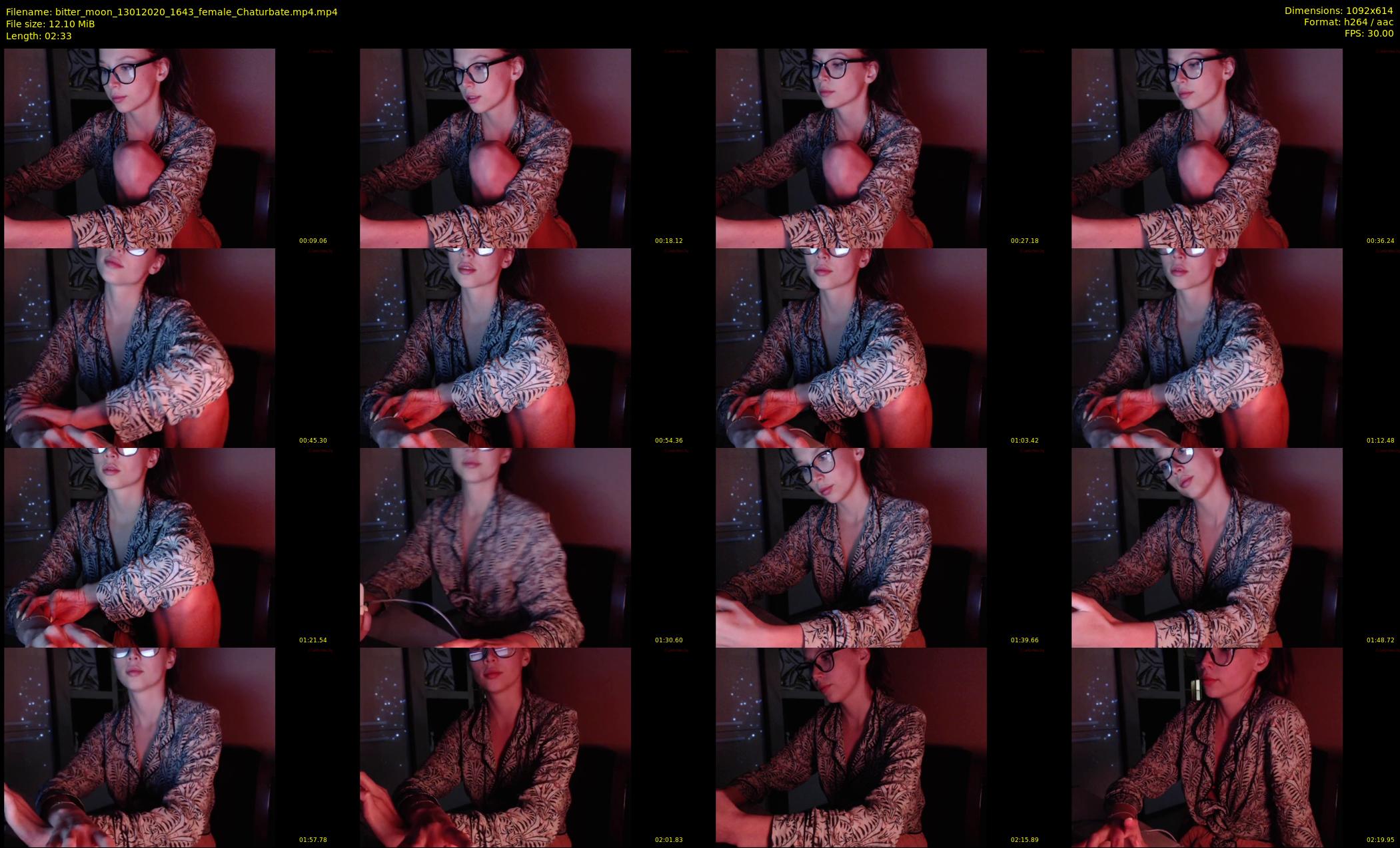 bitter_moon — 3 minute Chaturbate female cam show recording, 480p, Jan 13, 2020