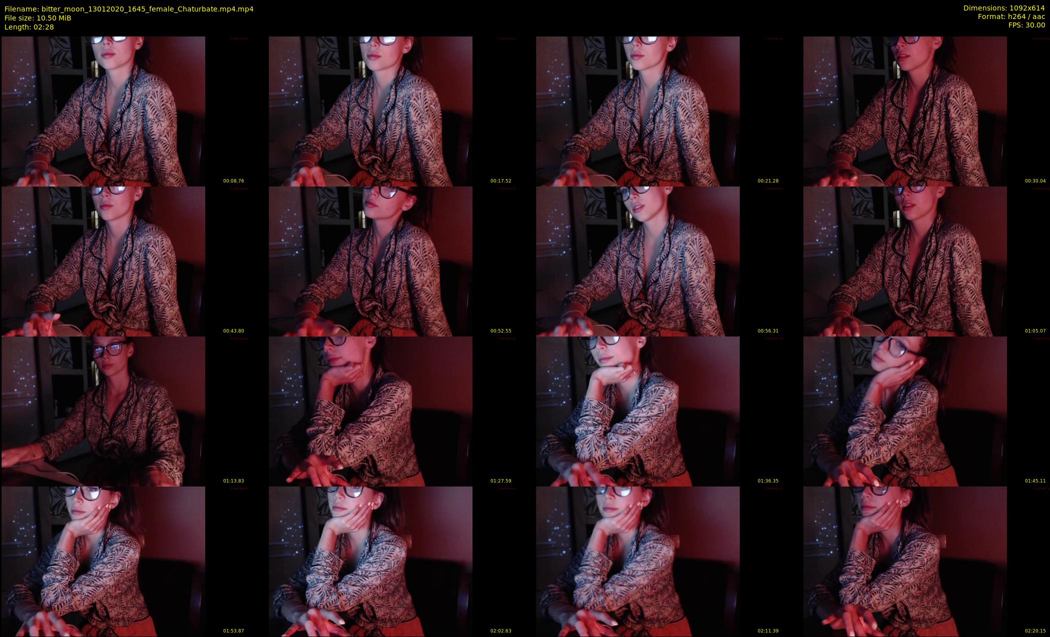 bitter_moon — 3 minute Chaturbate female cam show recording, 480p, Jan 13, 2020