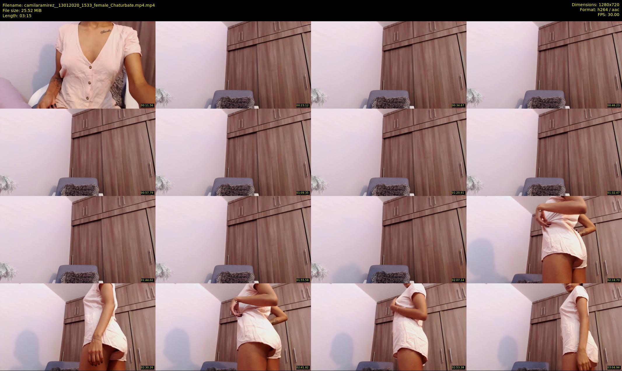 camilaramirez_ — 4 minute Chaturbate female cam show recording, 720p, Jan 13, 2020