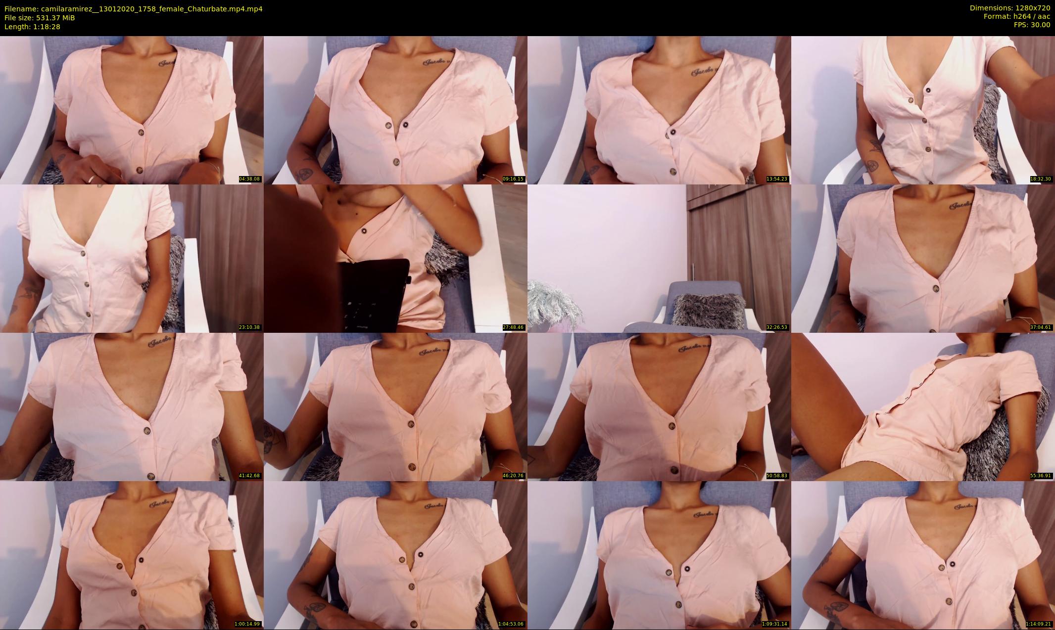 camilaramirez_ — 79 minute Chaturbate female cam show recording, 720p, Jan 13, 2020
