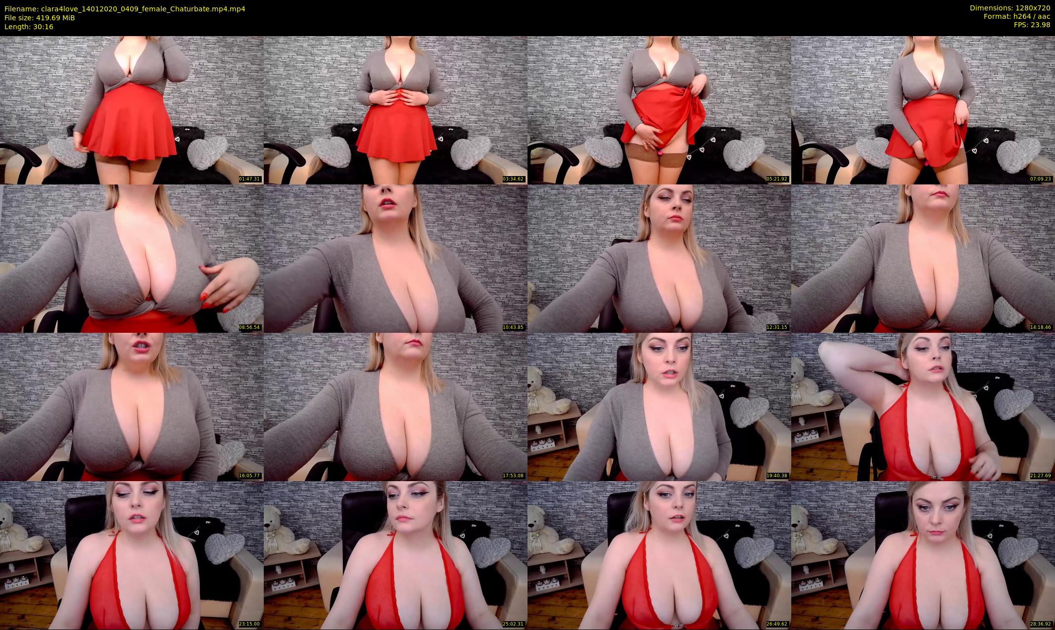 clara4love — 31 minute Chaturbate female cam show recording, 720p, Jan 14, 2020