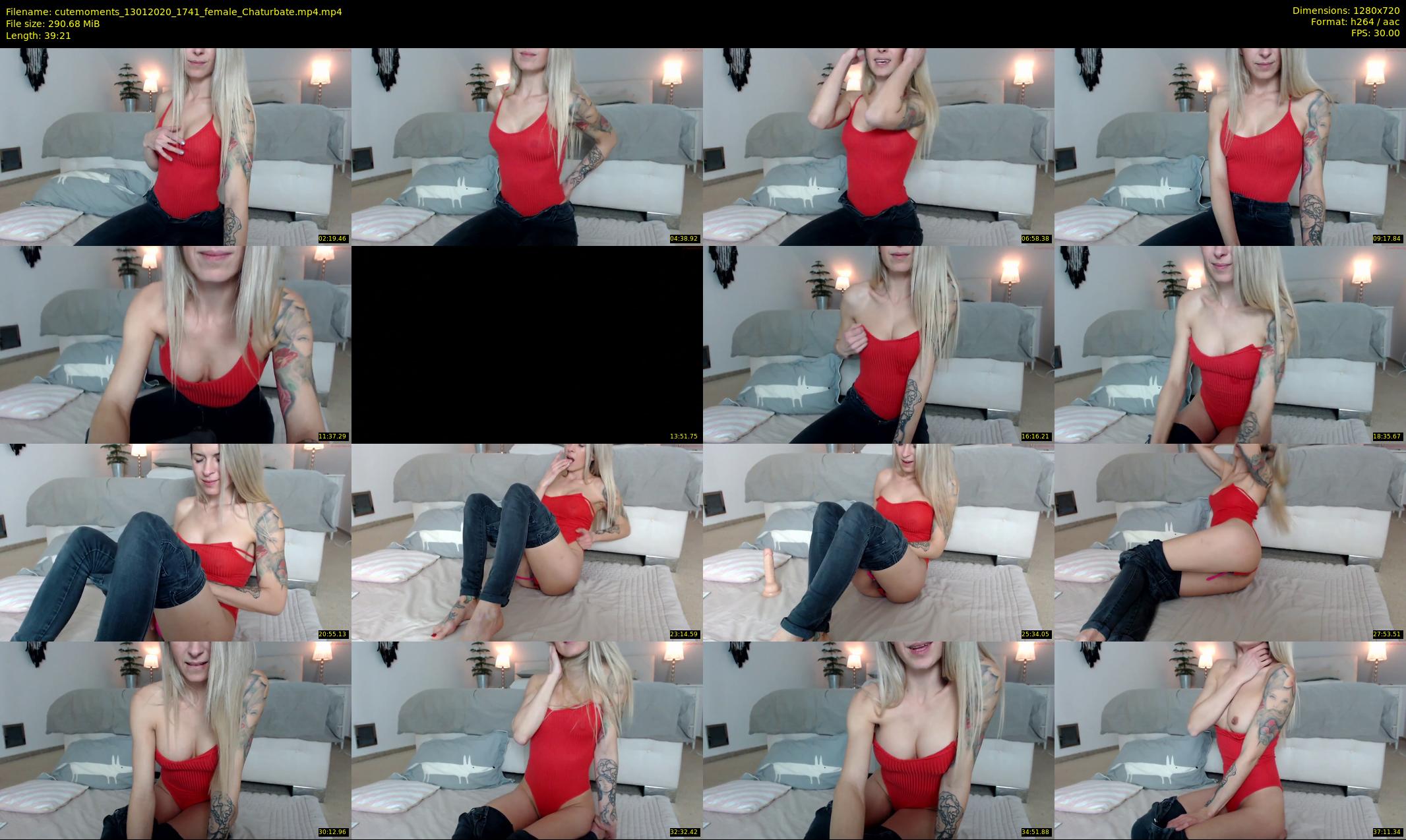 cutemoments — 40 minute Chaturbate female cam show recording, 720p, Jan 13, 2020