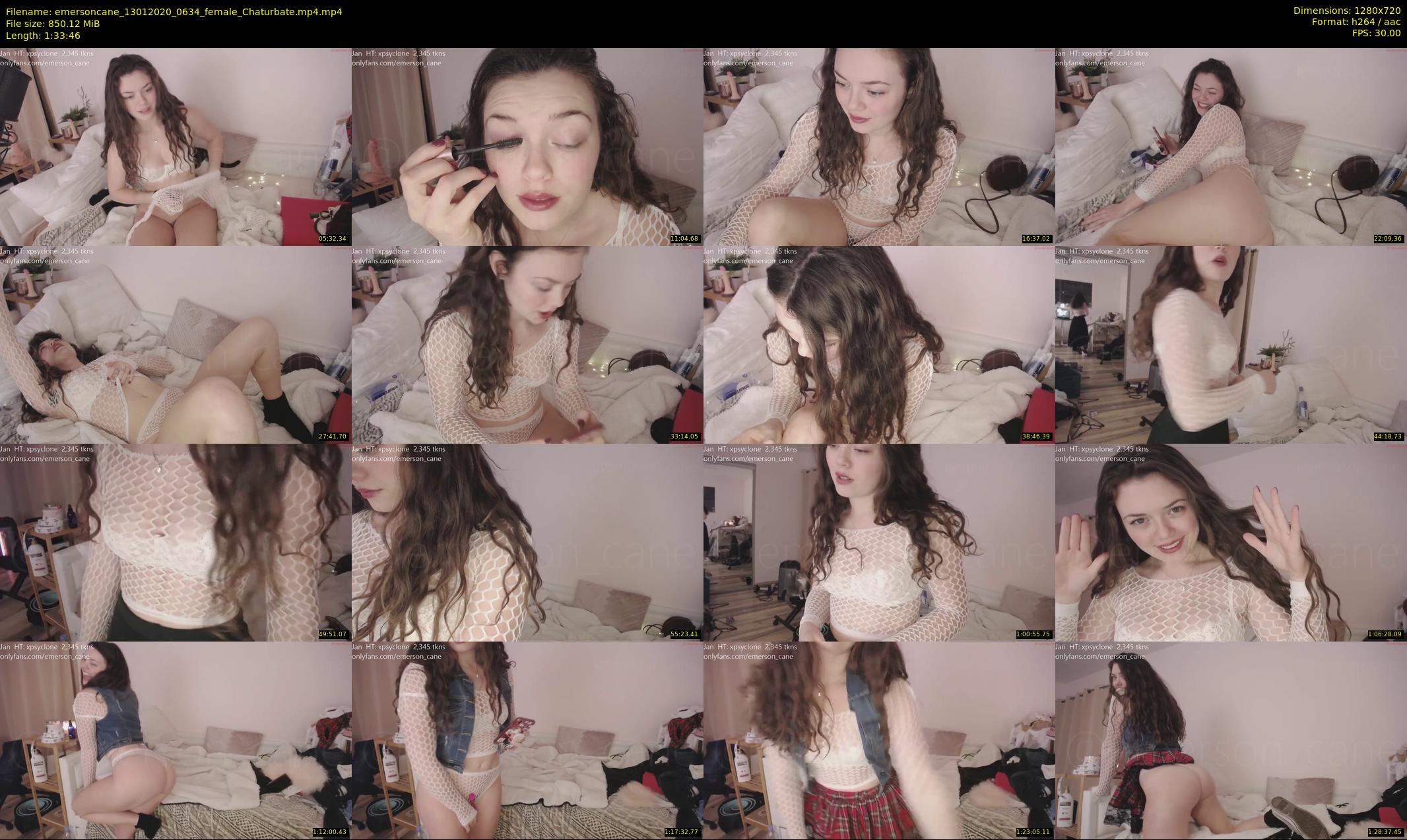 emersoncane — 94 minute Chaturbate female cam show recording, 720p, Jan 13, 2020