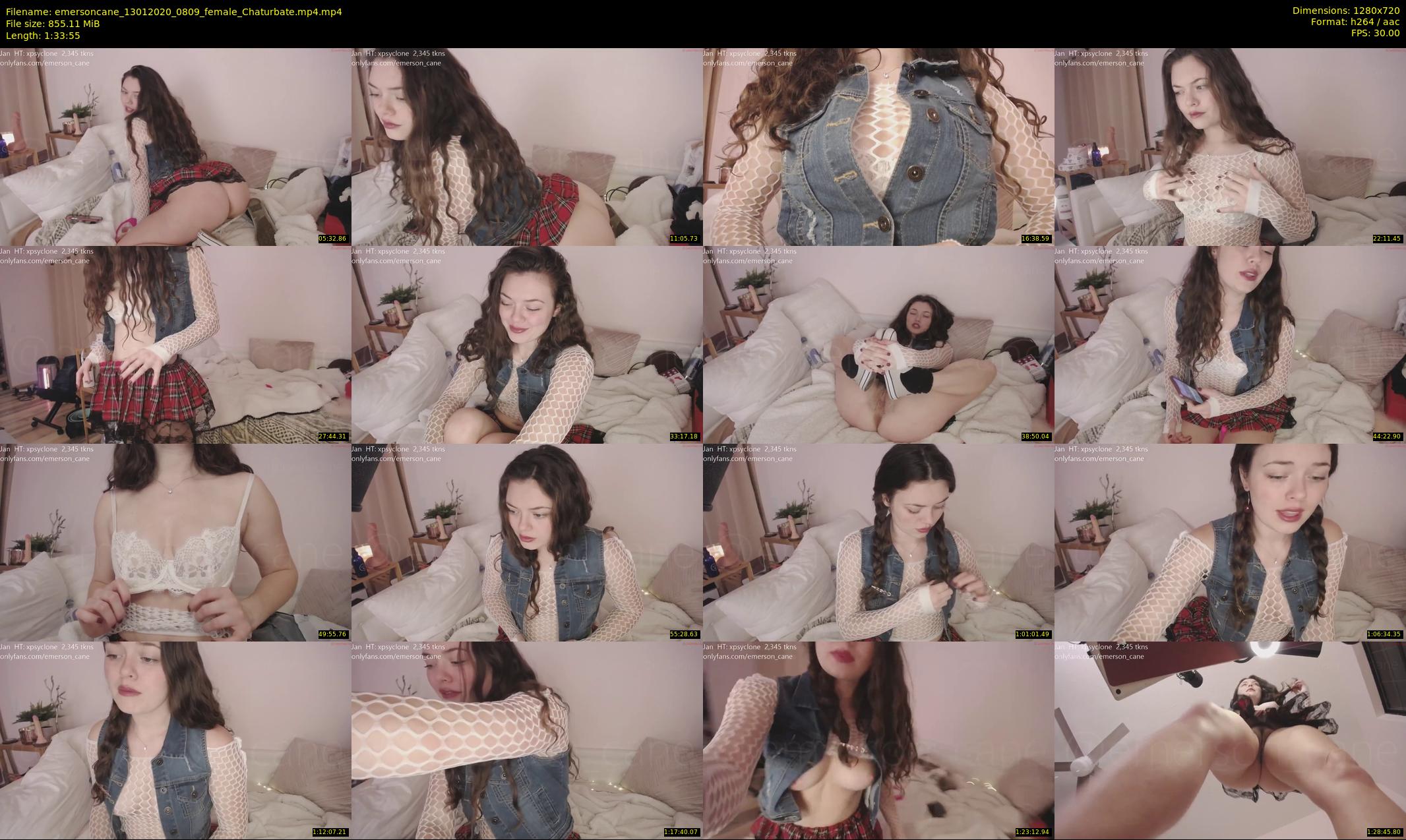 emersoncane — 94 minute Chaturbate female cam show recording, 720p, Jan 13, 2020
