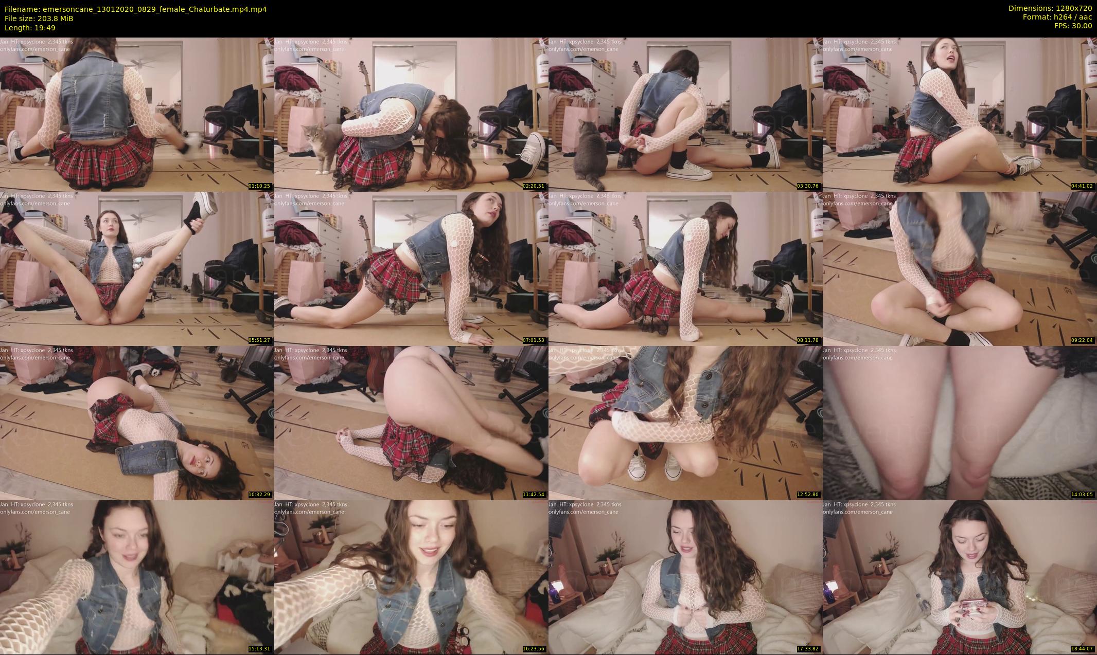 emersoncane — 20 minute Chaturbate female cam show recording, 720p, Jan 13, 2020