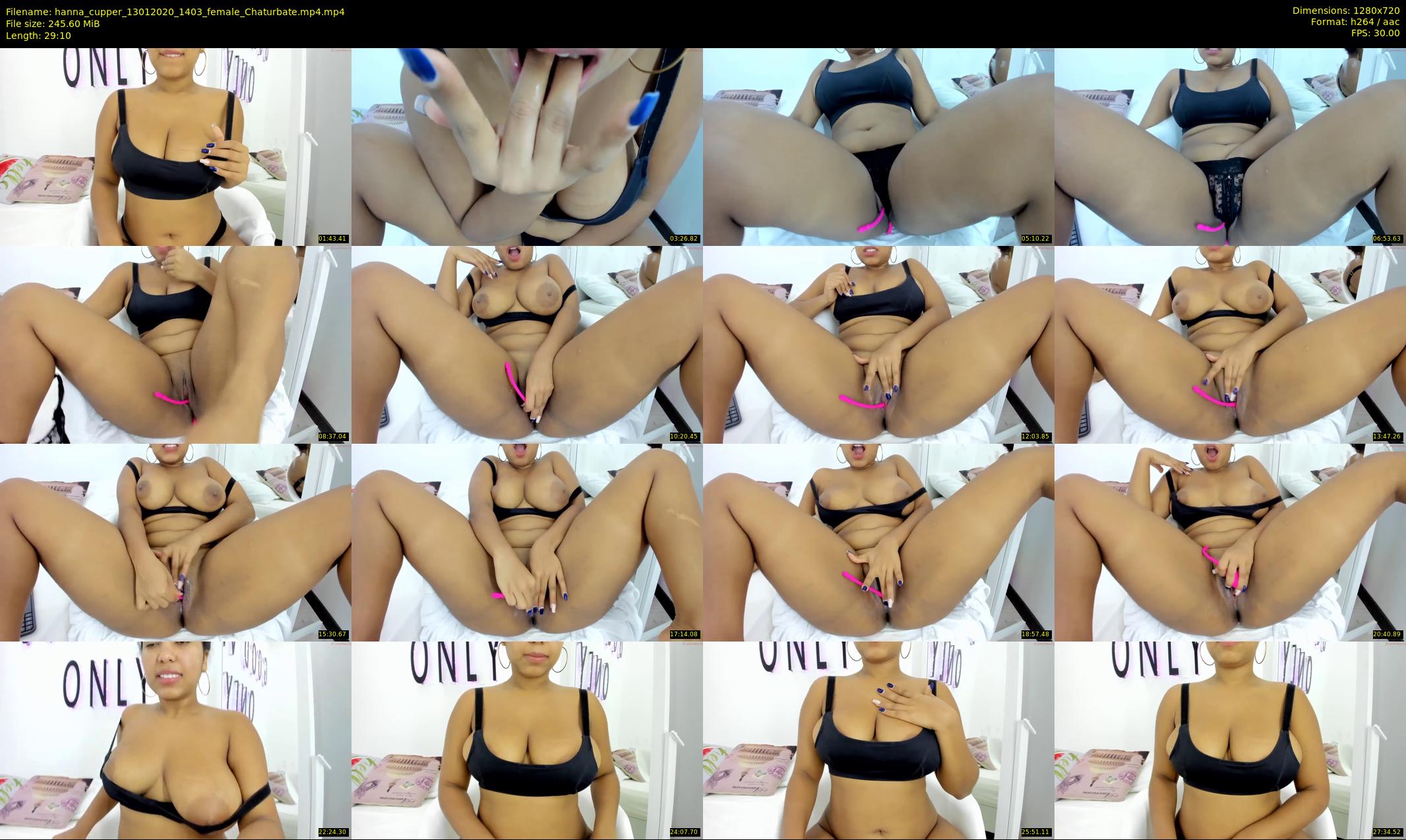 hanna_cupper — 30 minute Chaturbate female cam show recording, 720p, Jan 13, 2020