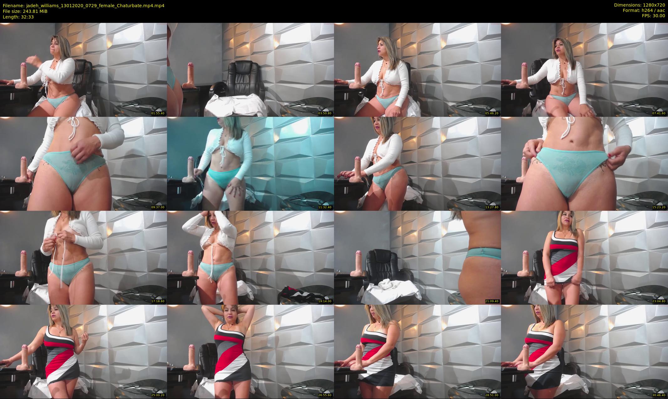 jadeh_williams — 33 minute Chaturbate female cam show recording, 720p, Jan 13, 2020