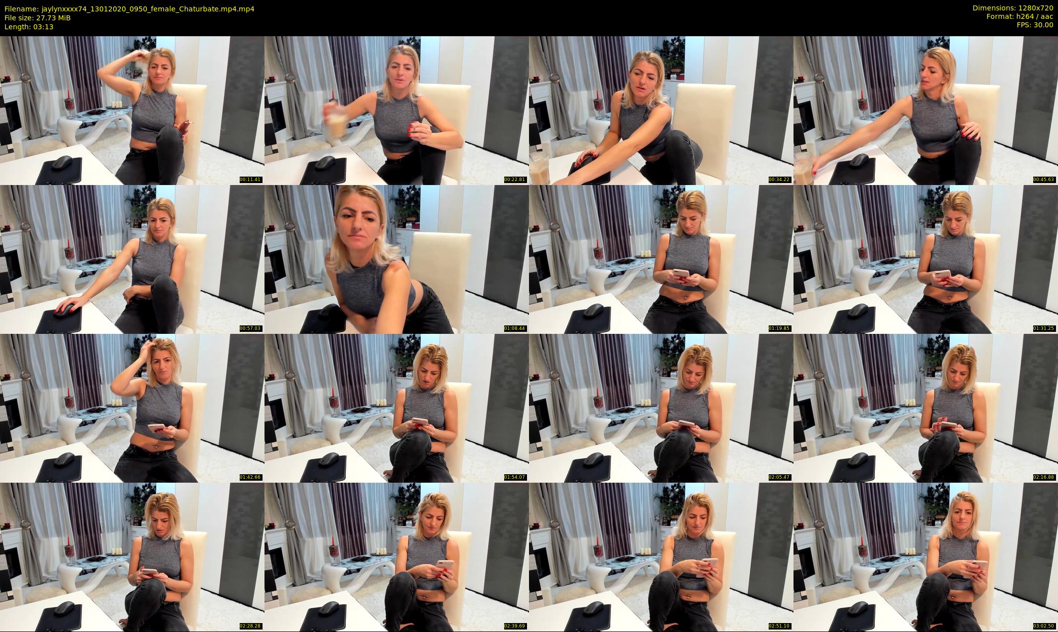 jaylynxxxx74 — 4 minute Chaturbate female cam show recording, 720p, Jan 13, 2020