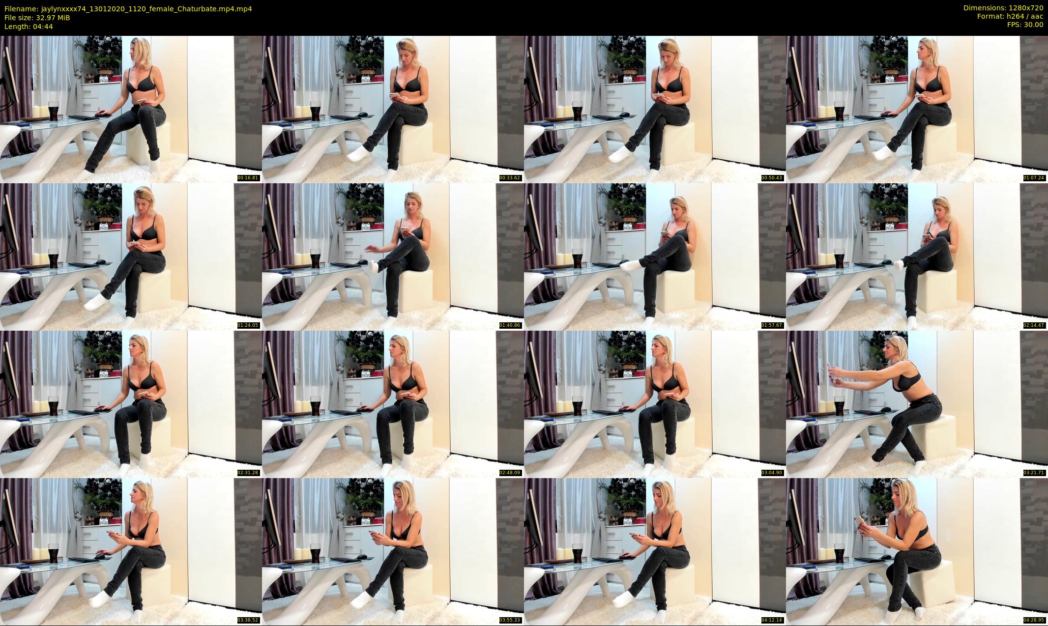 jaylynxxxx74 — 5 minute Chaturbate female cam show recording, 720p, Jan 13, 2020