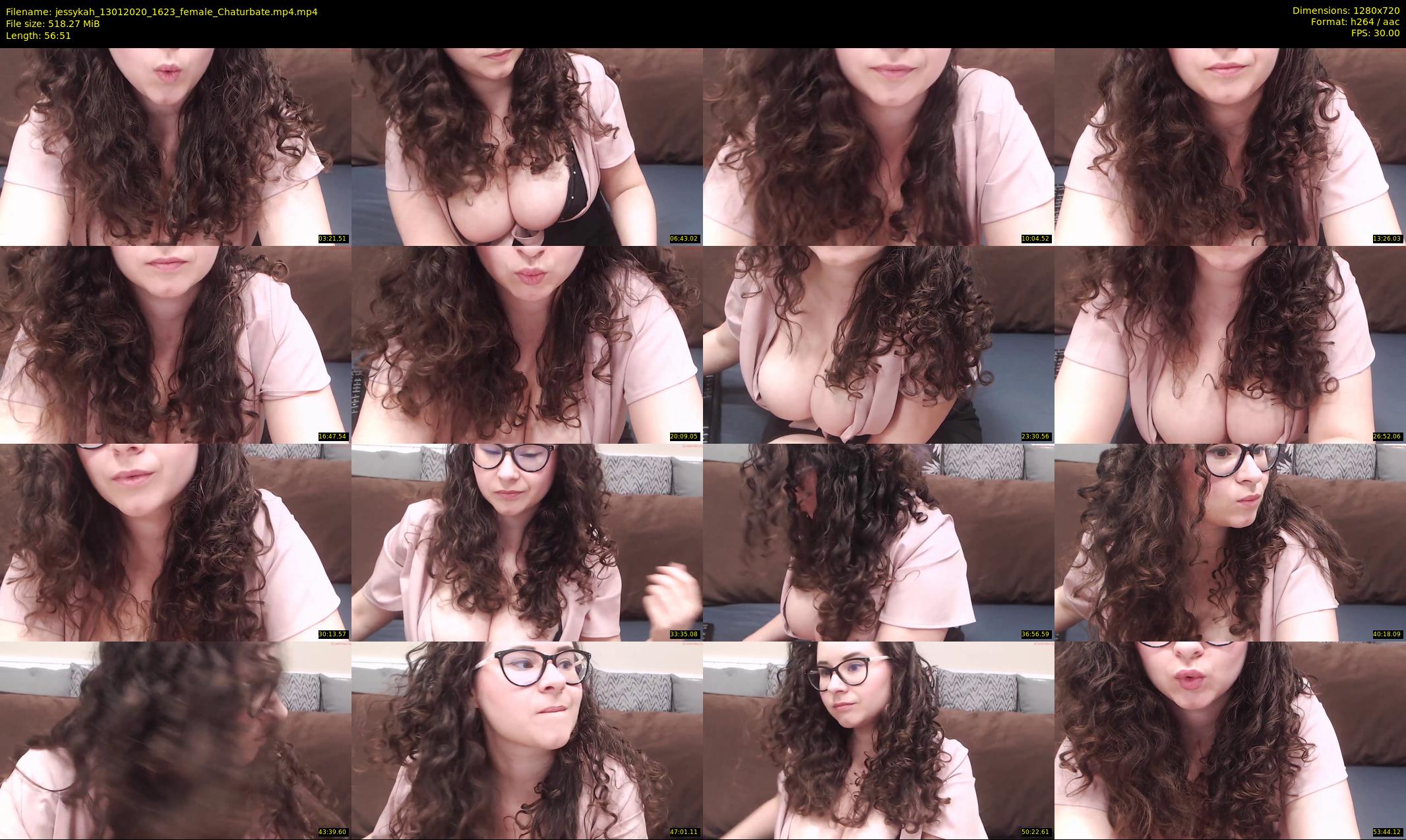 jessykah — 57 minute Chaturbate female cam show recording, 720p, Jan 13, 2020