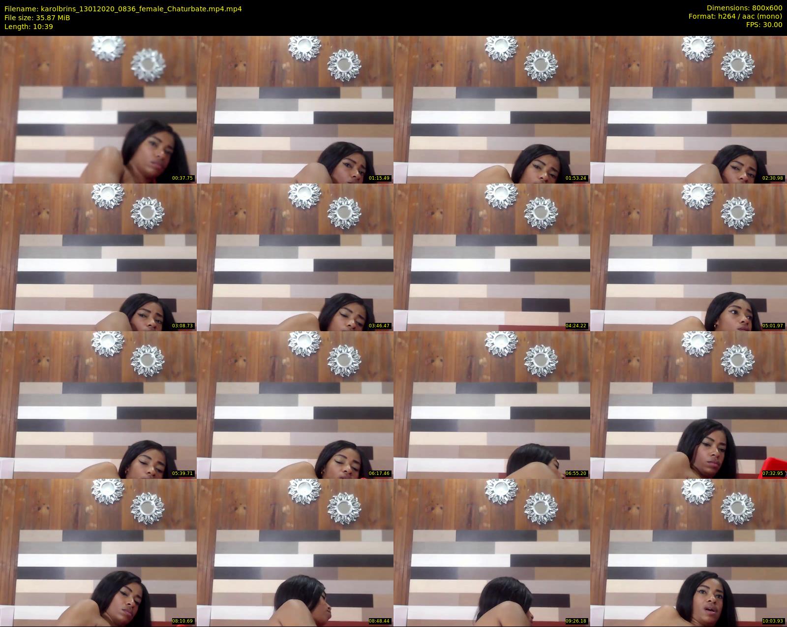 karolbrins — 11 minute Chaturbate female cam show recording, 480p, Jan 13, 2020