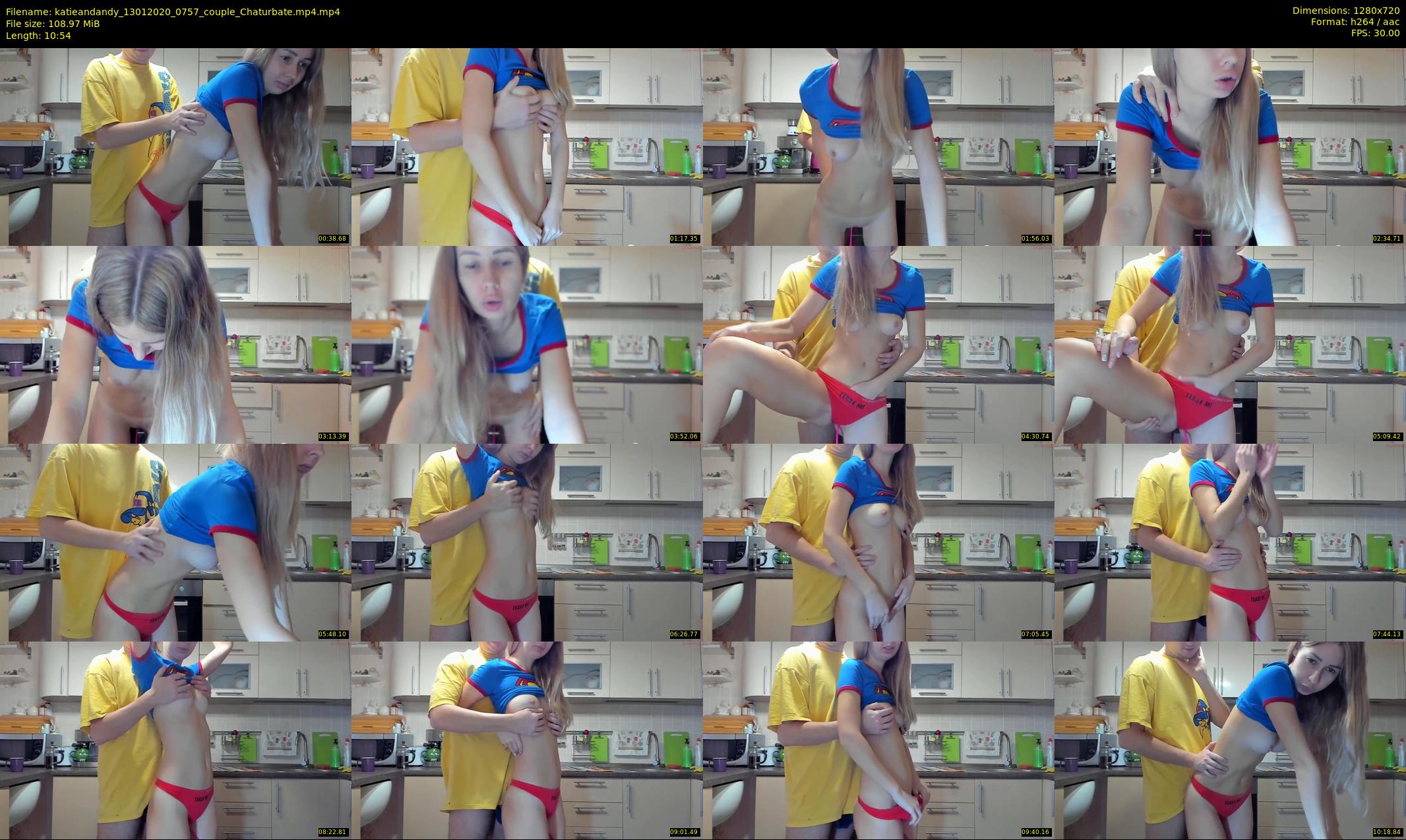 katieandandy — 11 minute Chaturbate female cam show recording, 720p, Jan 13, 2020