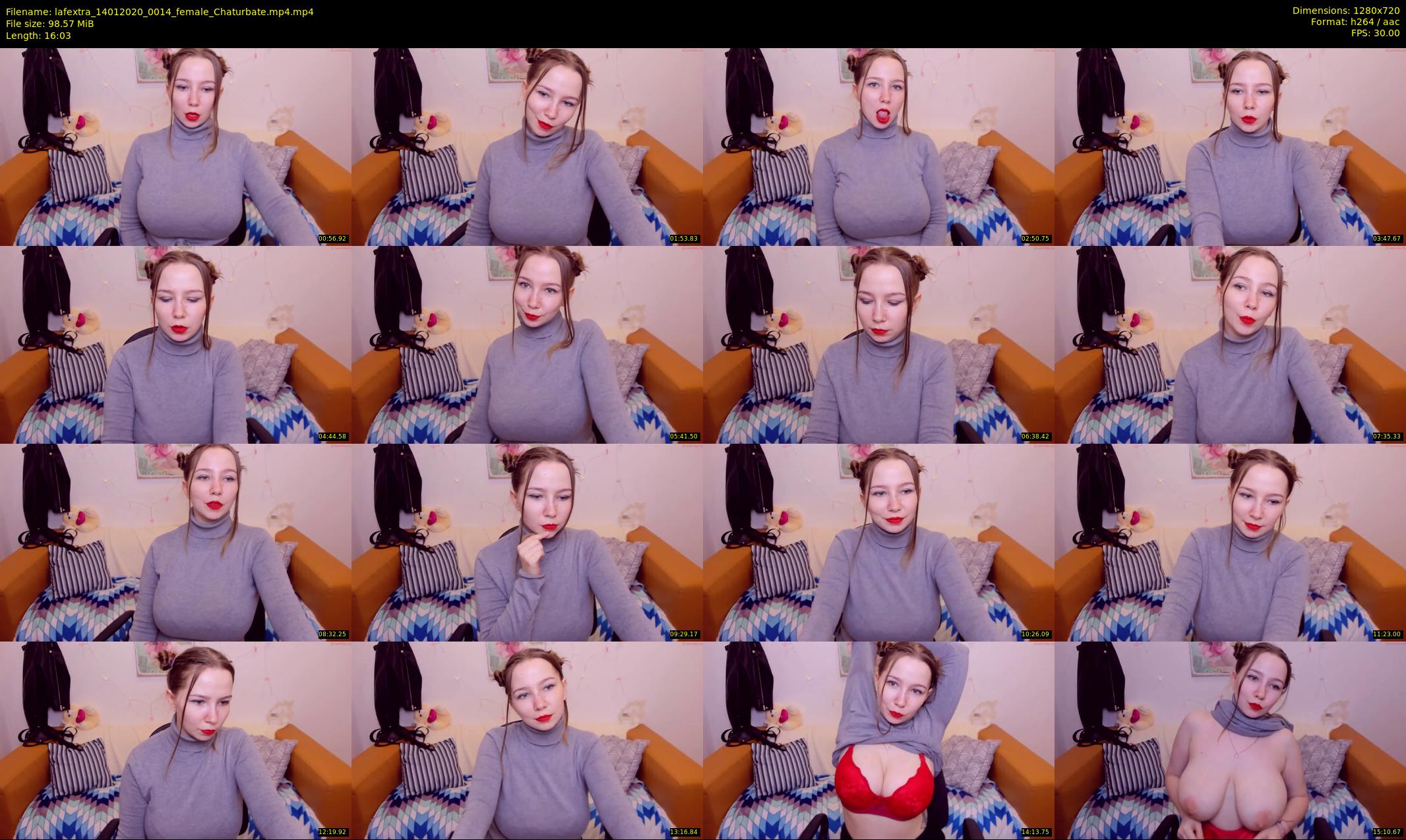 lafextra — 17 minute Chaturbate female cam show recording, 720p, Jan 14, 2020