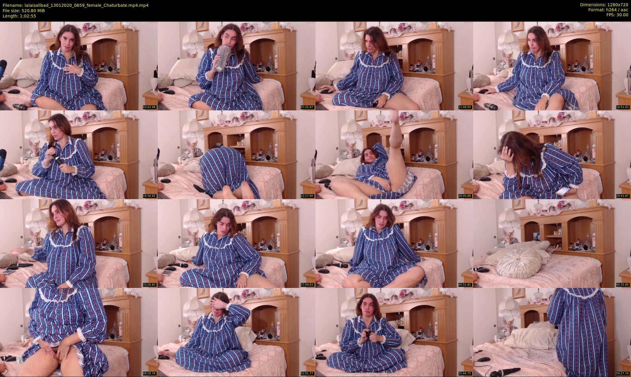 lalaisallbad — 63 minute Chaturbate female cam show recording, 720p, Jan 13, 2020