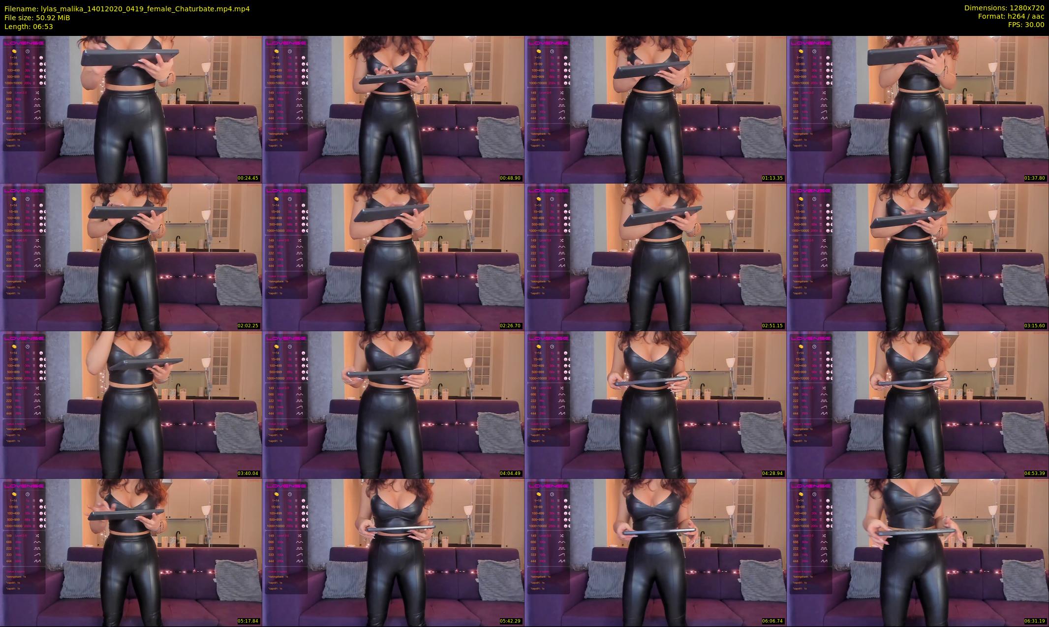 lylas_malika — 7 minute Chaturbate female cam show recording, 720p, Jan 14, 2020