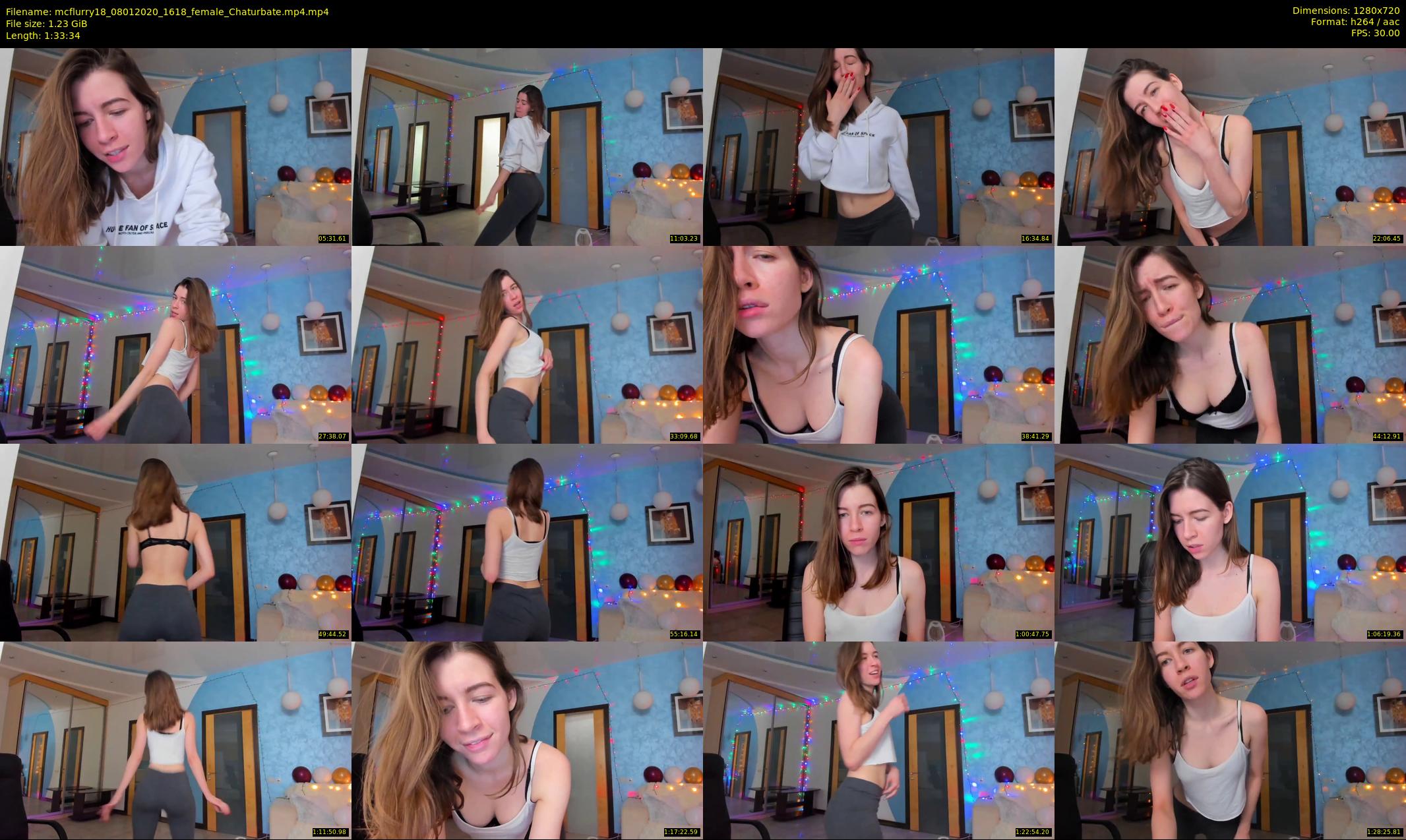 mcflurry18 — 94 minute Chaturbate female cam show recording, 720p, Jan 8, 2020