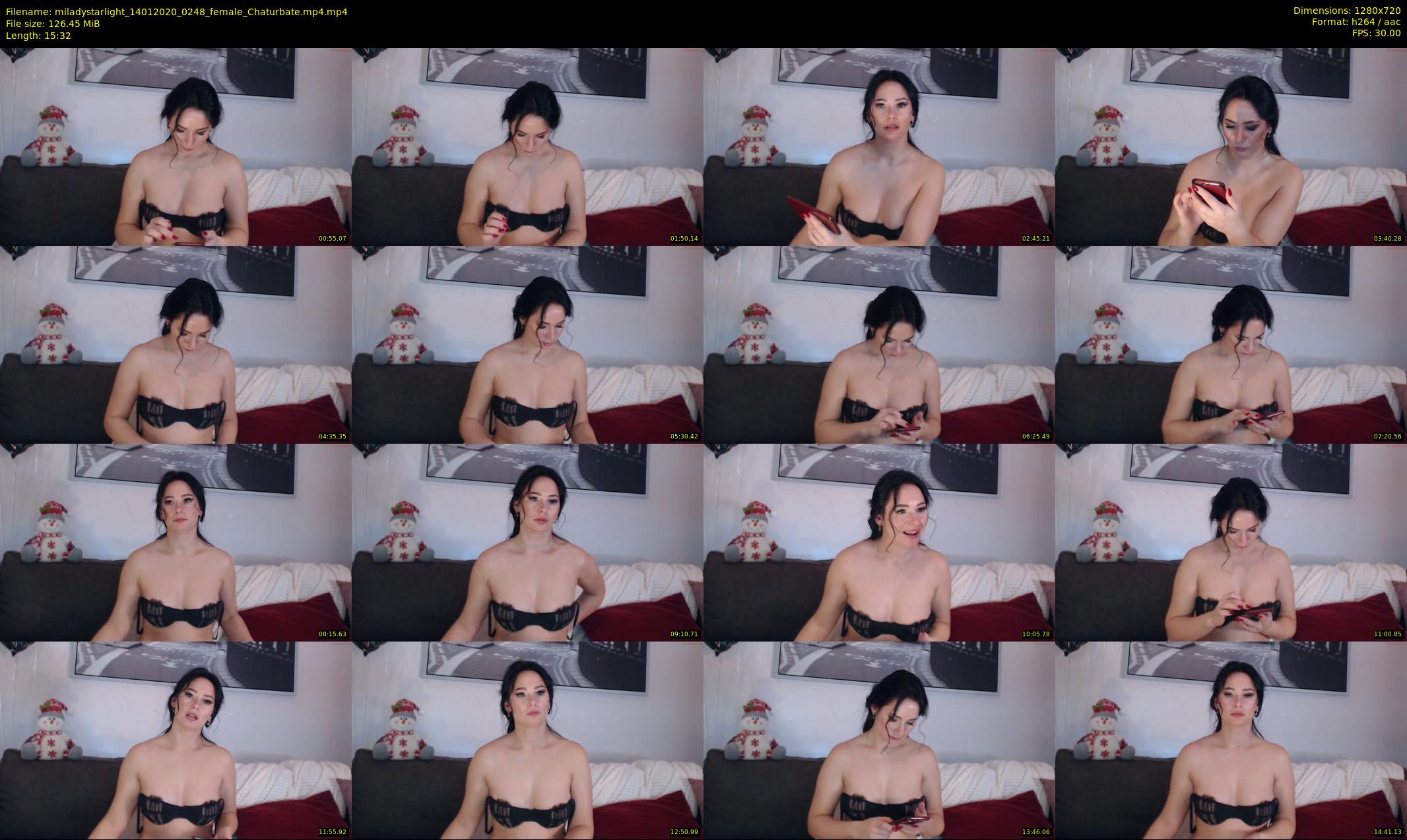miladystarlight — 16 minute Chaturbate female cam show recording, 720p, Jan 14, 2020