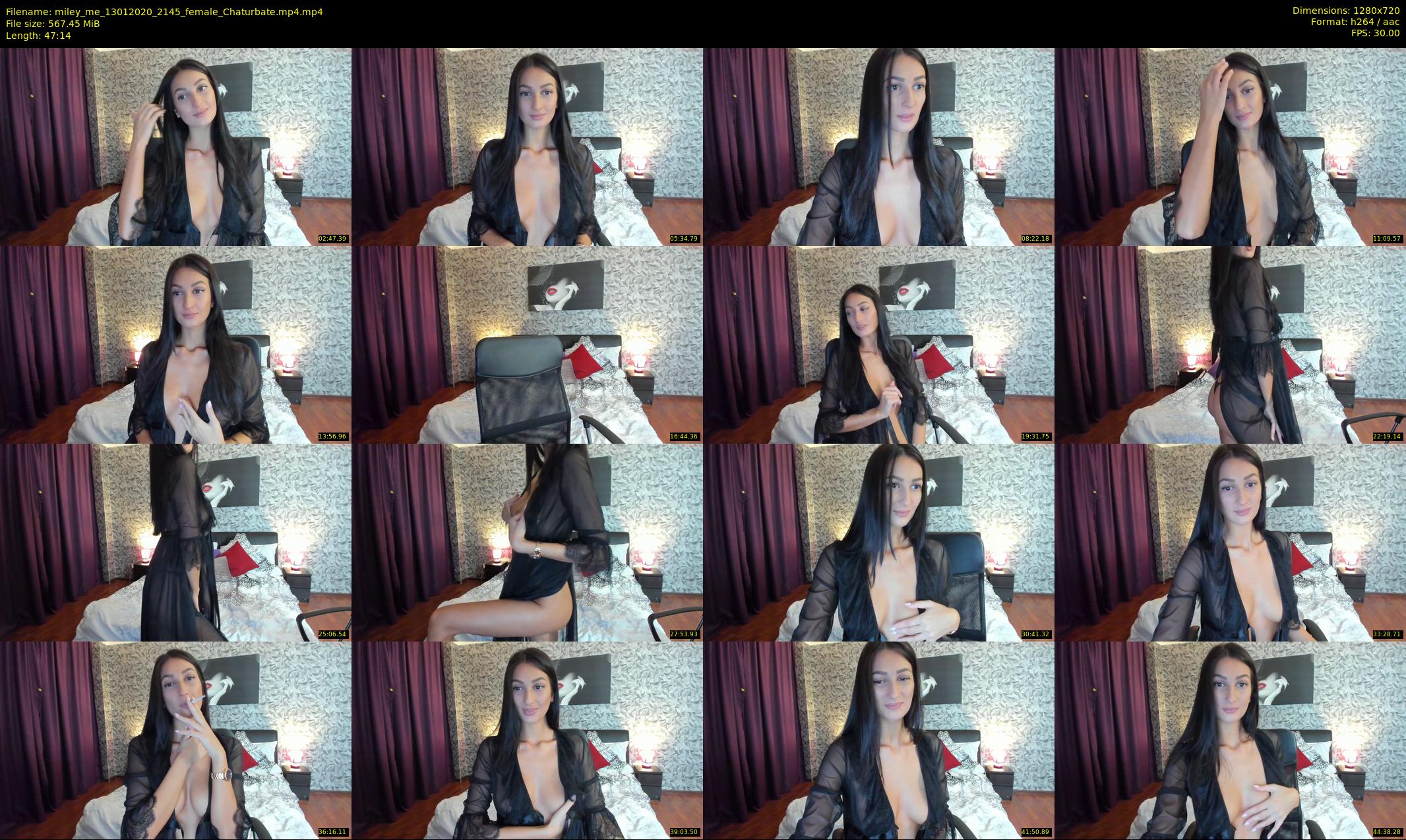 miley_me — 48 minute Chaturbate female cam show recording, 720p, Jan 13, 2020