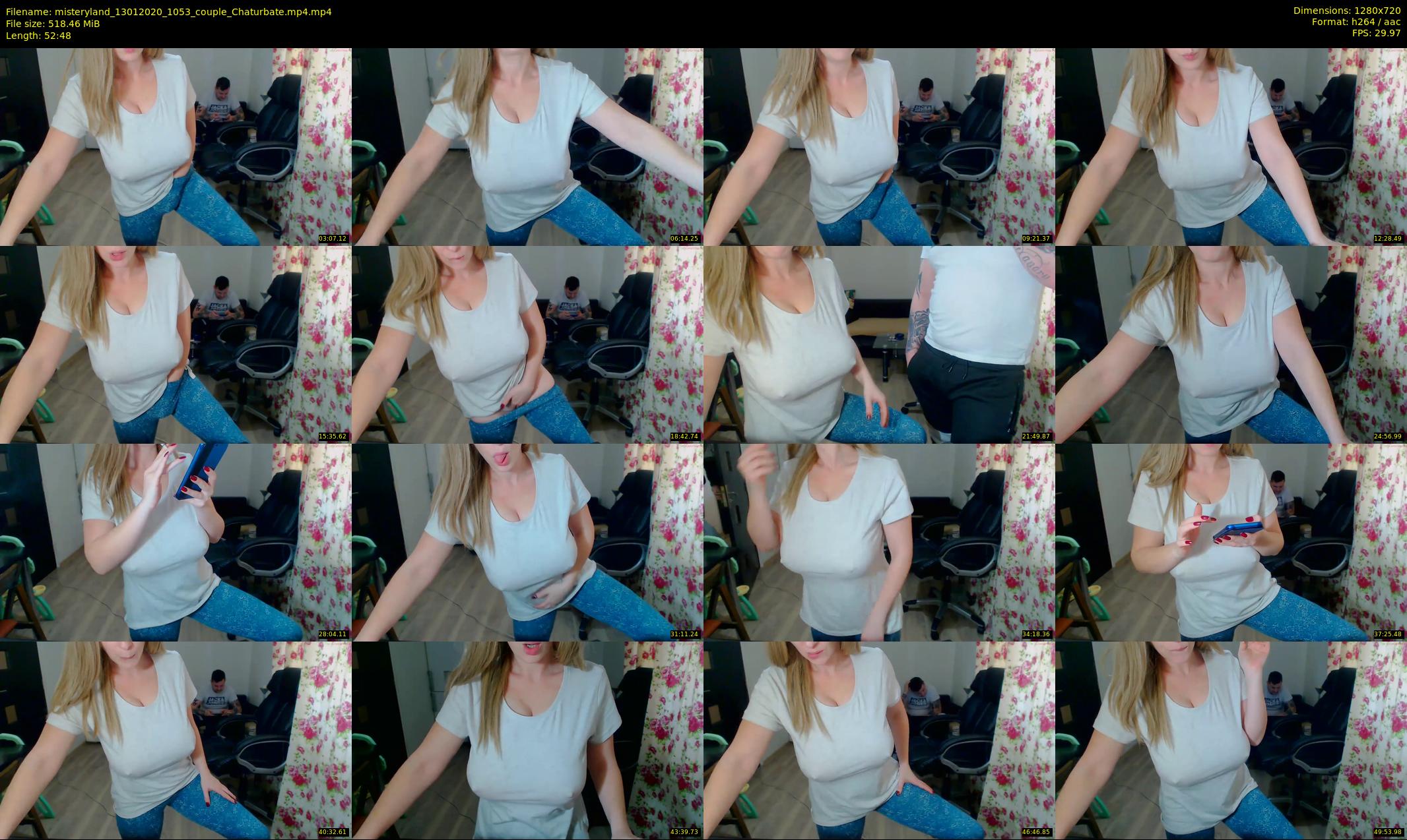 misteryland — 53 minute Chaturbate couple cam show recording, 720p, Jan 13, 2020