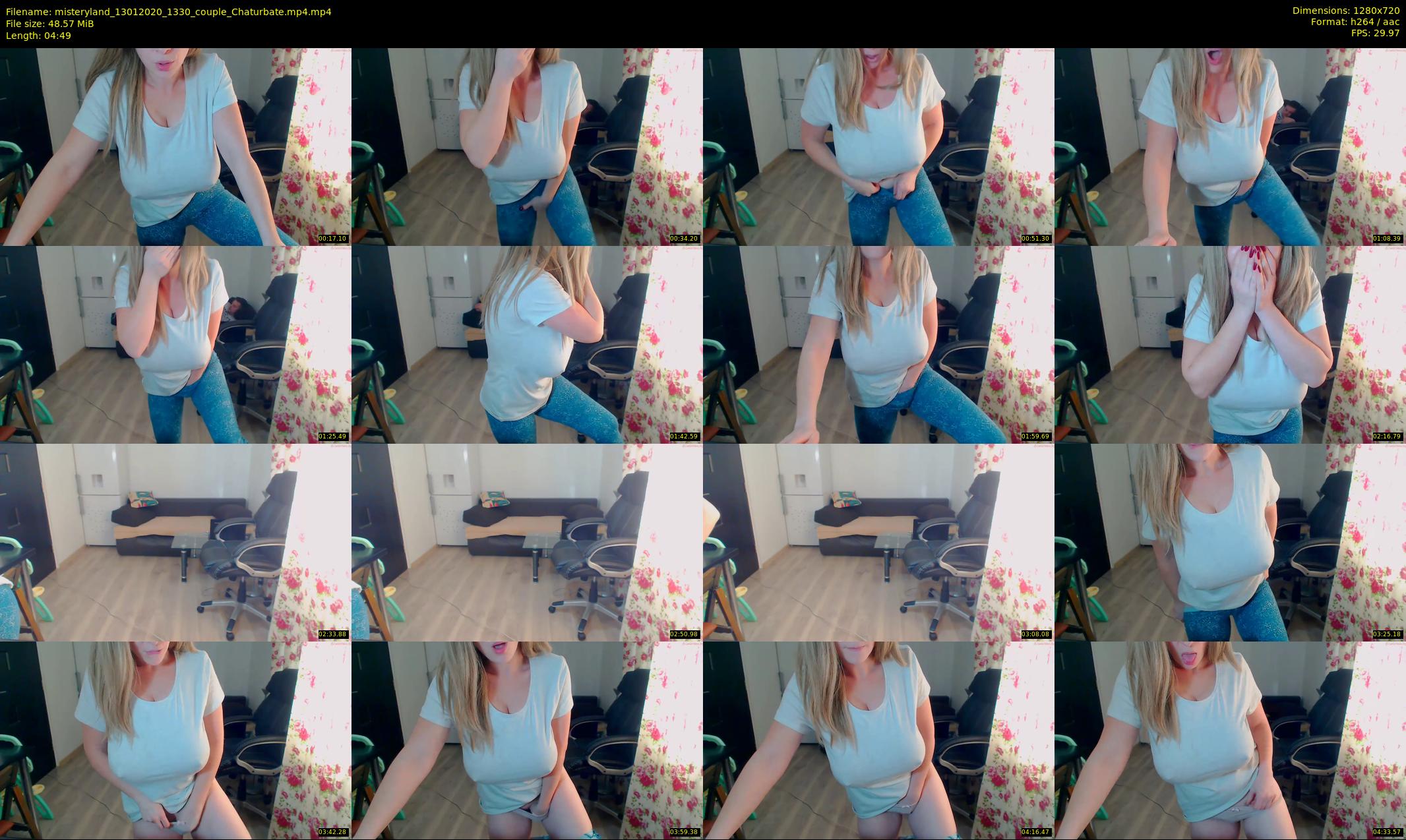 misteryland — 5 minute Chaturbate couple cam show recording, 720p, Jan 13, 2020