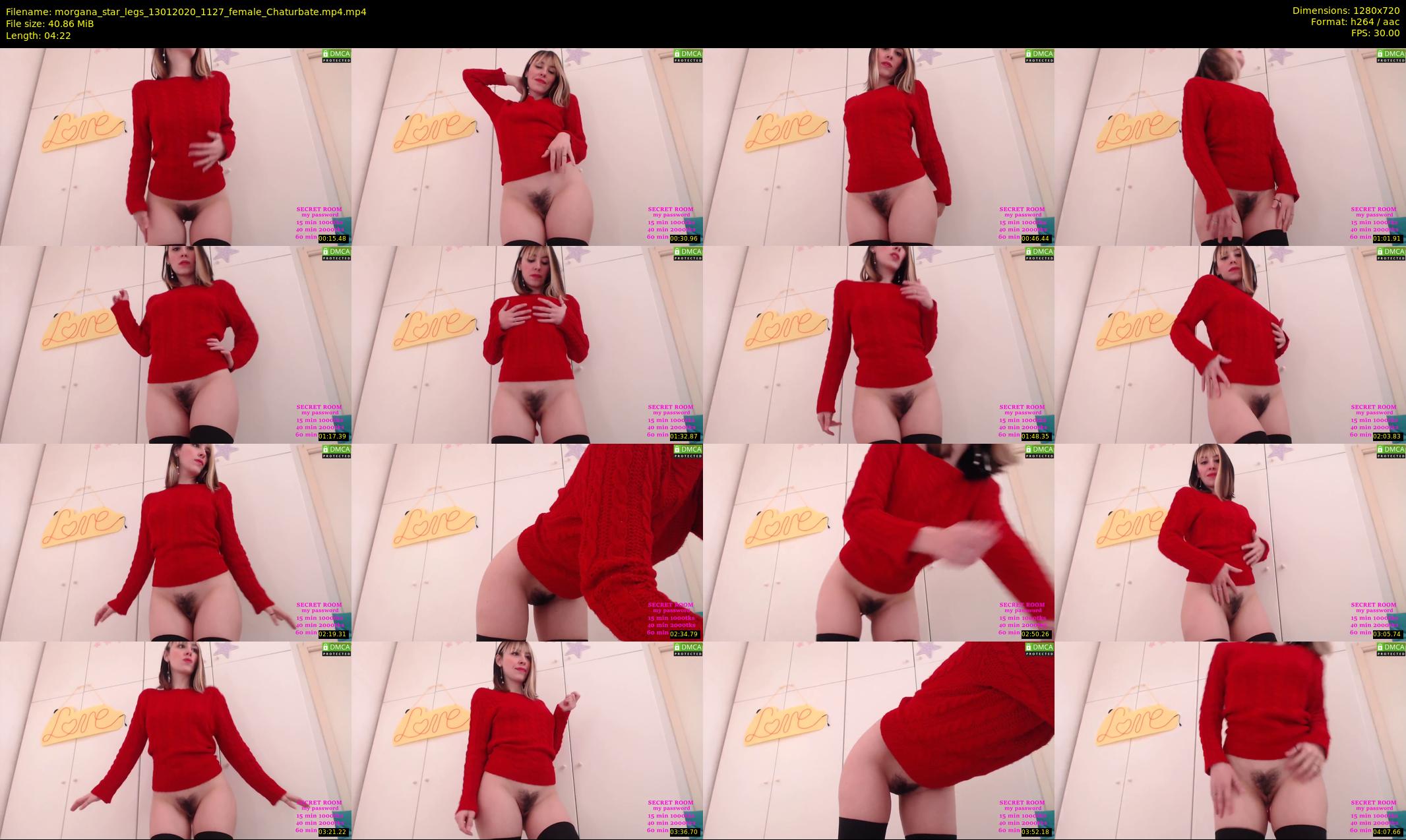 morgana_star_legs — 5 minute Chaturbate female cam show recording, 720p, Jan 13, 2020