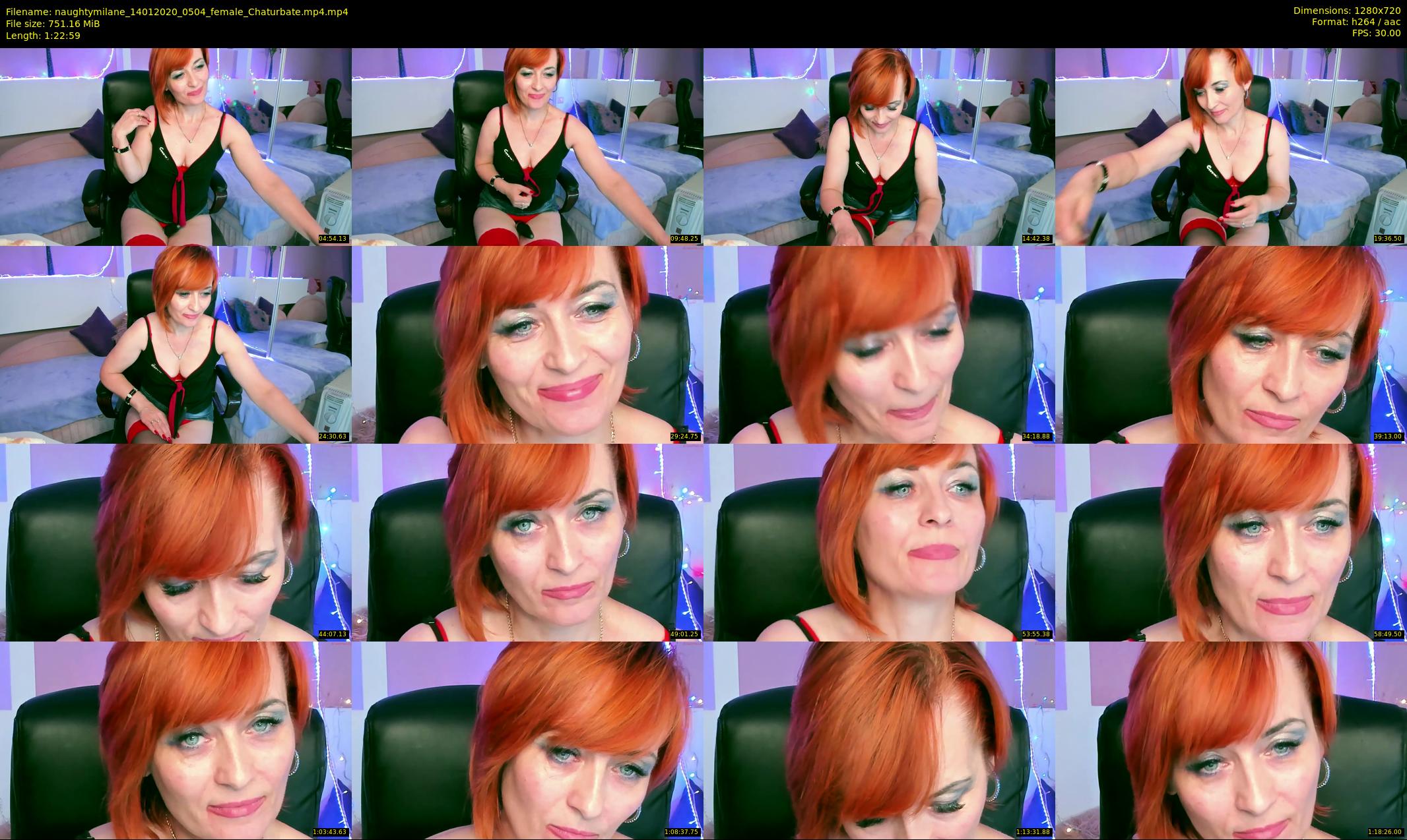 naughtymilane — 83 minute Chaturbate female cam show recording, 720p, Jan 14, 2020