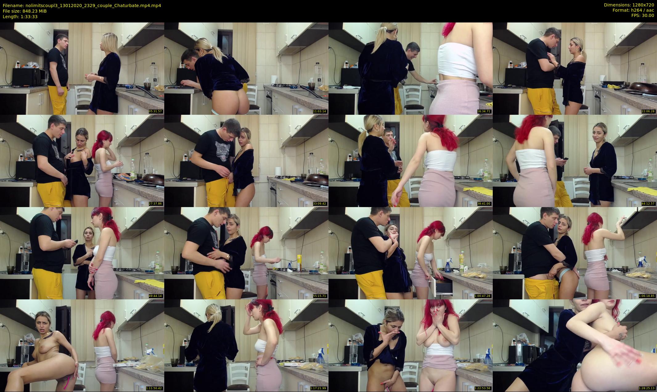 nolimitscoupl3 — 94 minute Chaturbate couple cam show recording, 720p, Jan 13, 2020