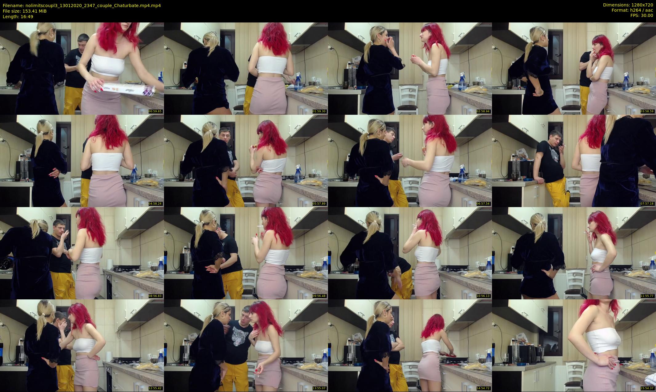 nolimitscoupl3 — 17 minute Chaturbate couple cam show recording, 720p, Jan 13, 2020