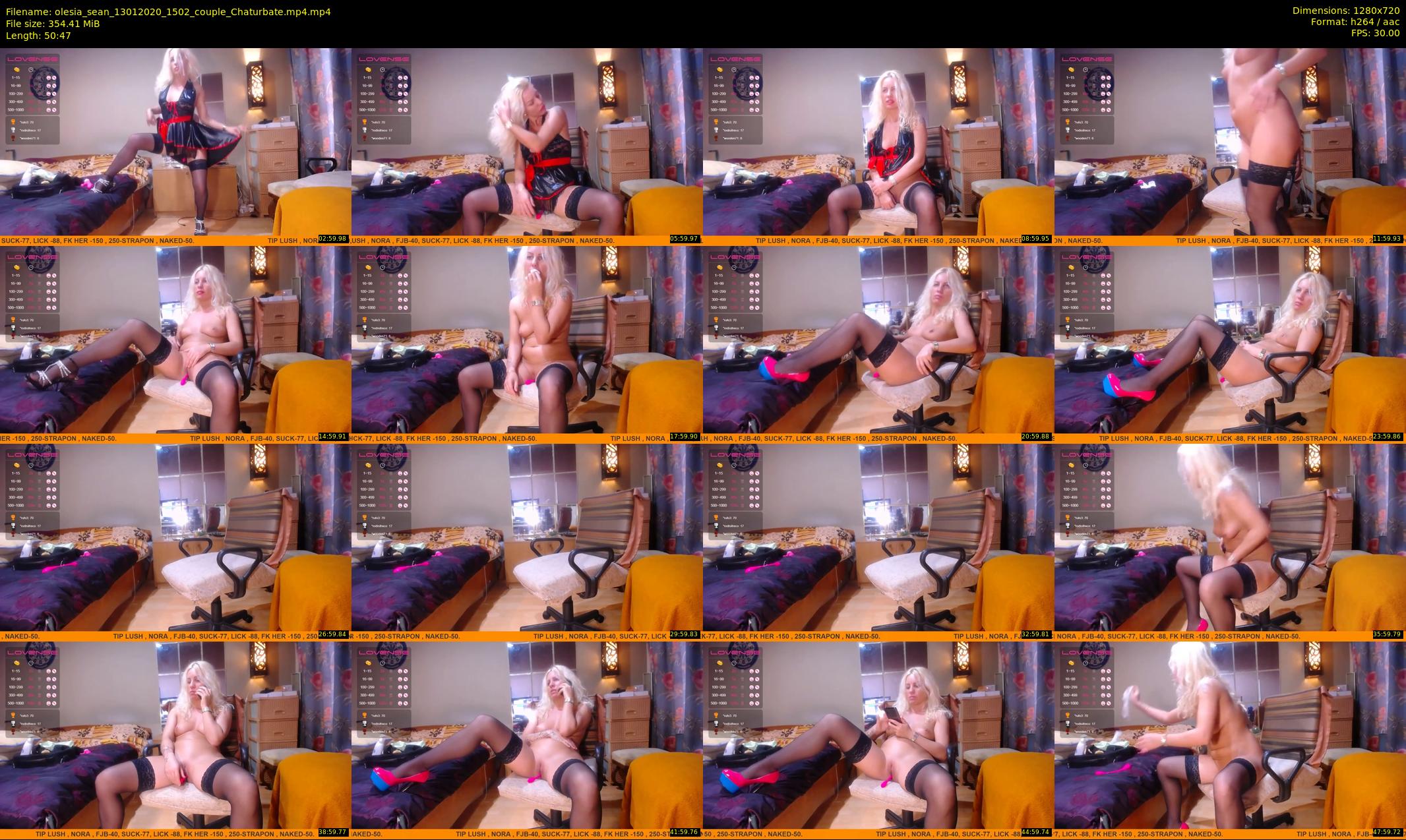 olesia_sean — 51 minute Chaturbate couple cam show recording, 720p, Jan 13, 2020