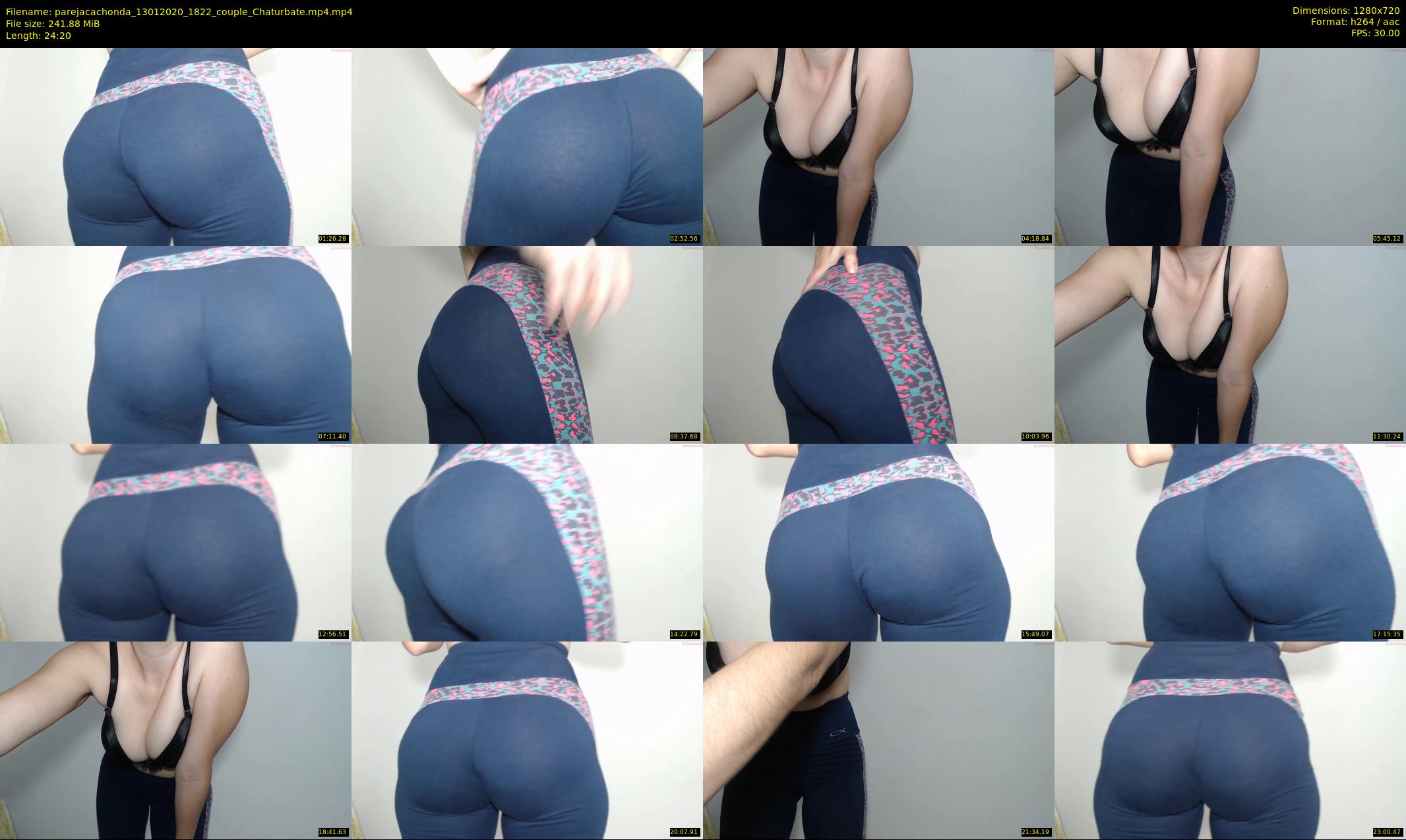 parejacachonda — 25 minute Chaturbate couple cam show recording, 720p, Jan 13, 2020