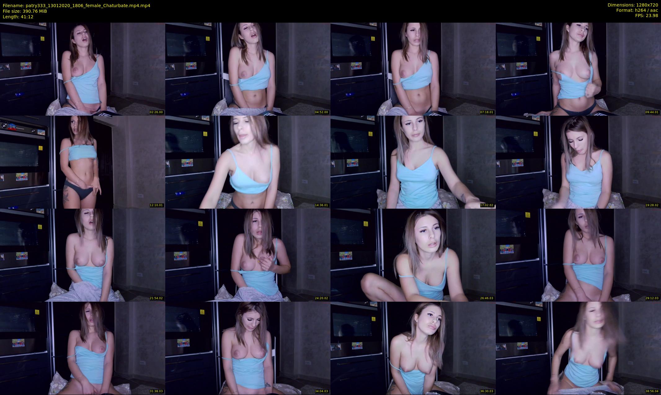 patry333 — 42 minute Chaturbate female cam show recording, 720p, Jan 13, 2020