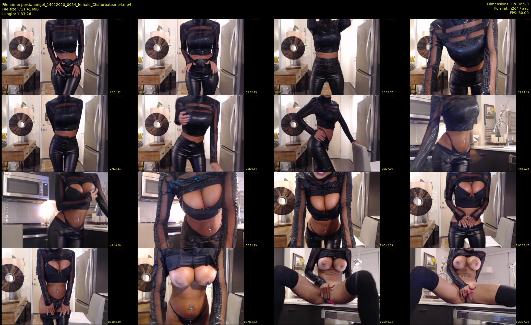 persianangel — 94 minute Chaturbate female cam show recording, 720p, Jan 14, 2020