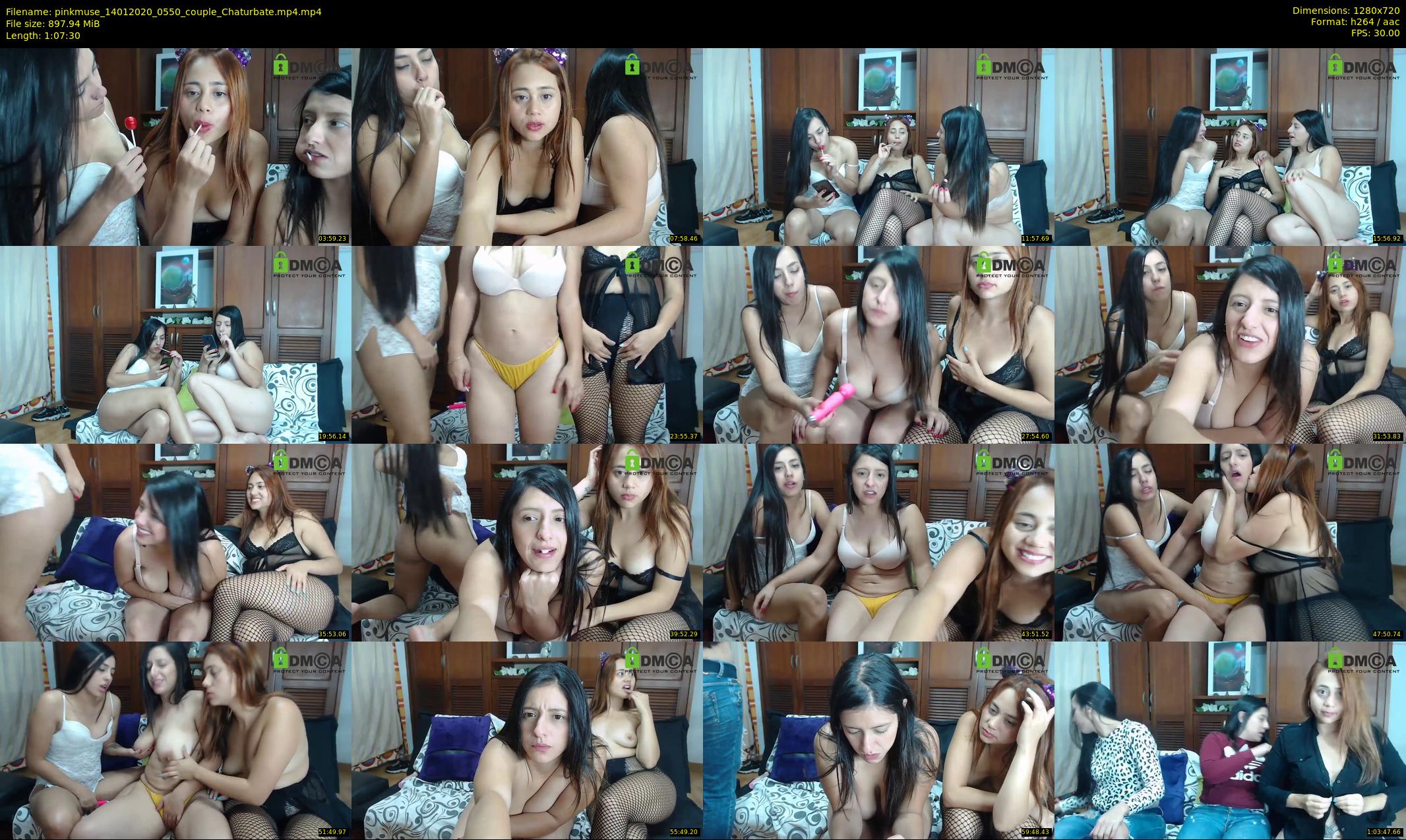 pinkmuse — 68 minute Chaturbate couple cam show recording, 720p, Jan 14, 2020