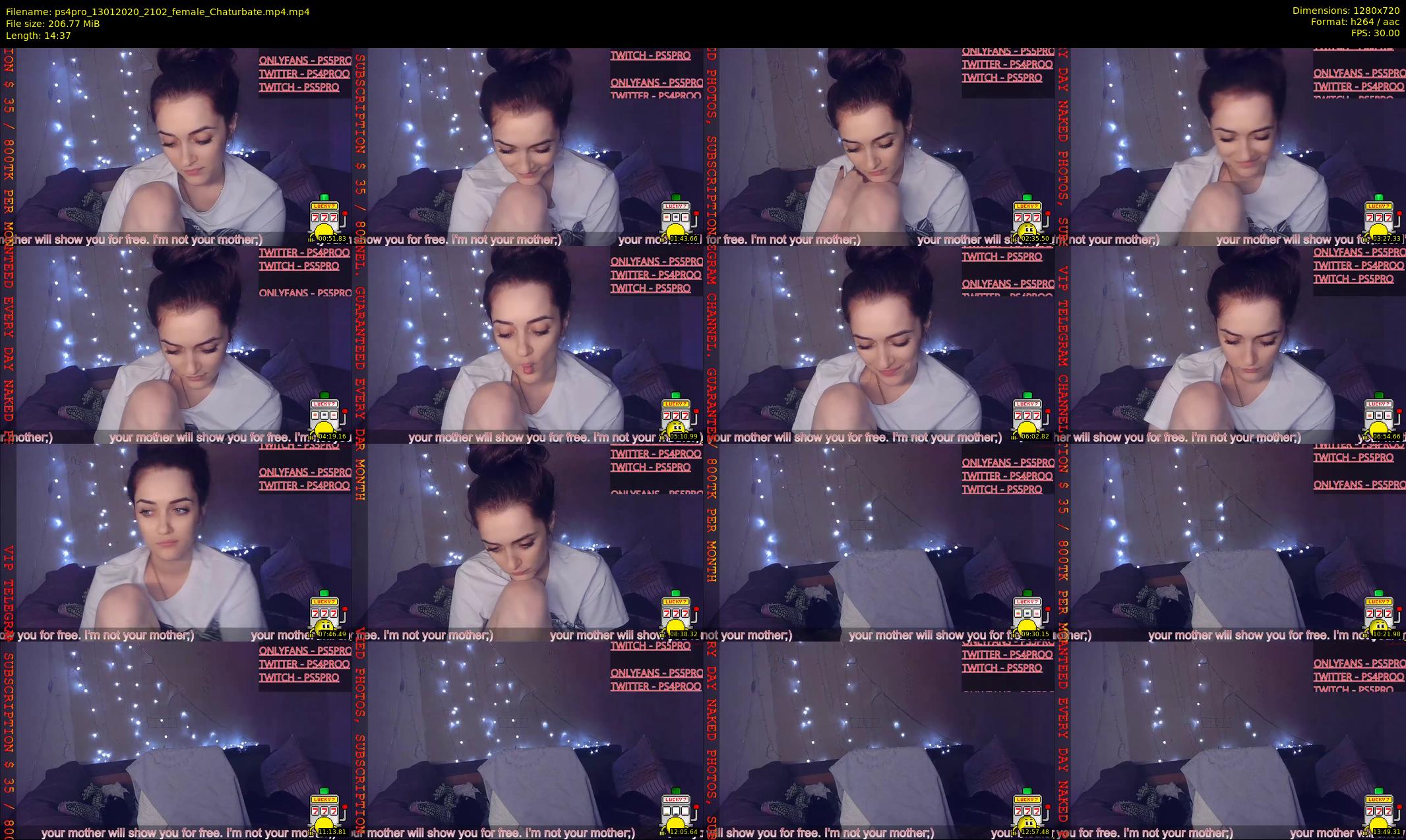 ps4pro — 15 minute Chaturbate female cam show recording, 720p, Jan 13, 2020