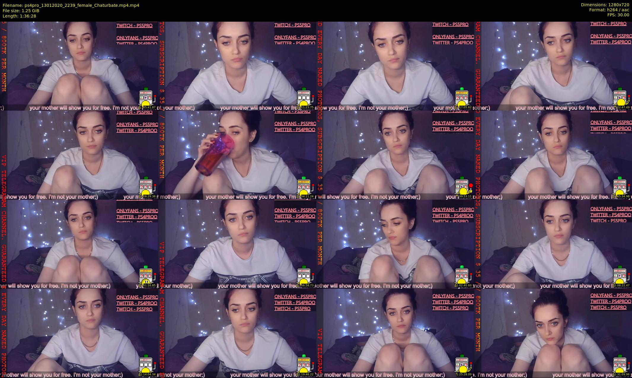 ps4pro — 97 minute Chaturbate female cam show recording, 720p, Jan 13, 2020