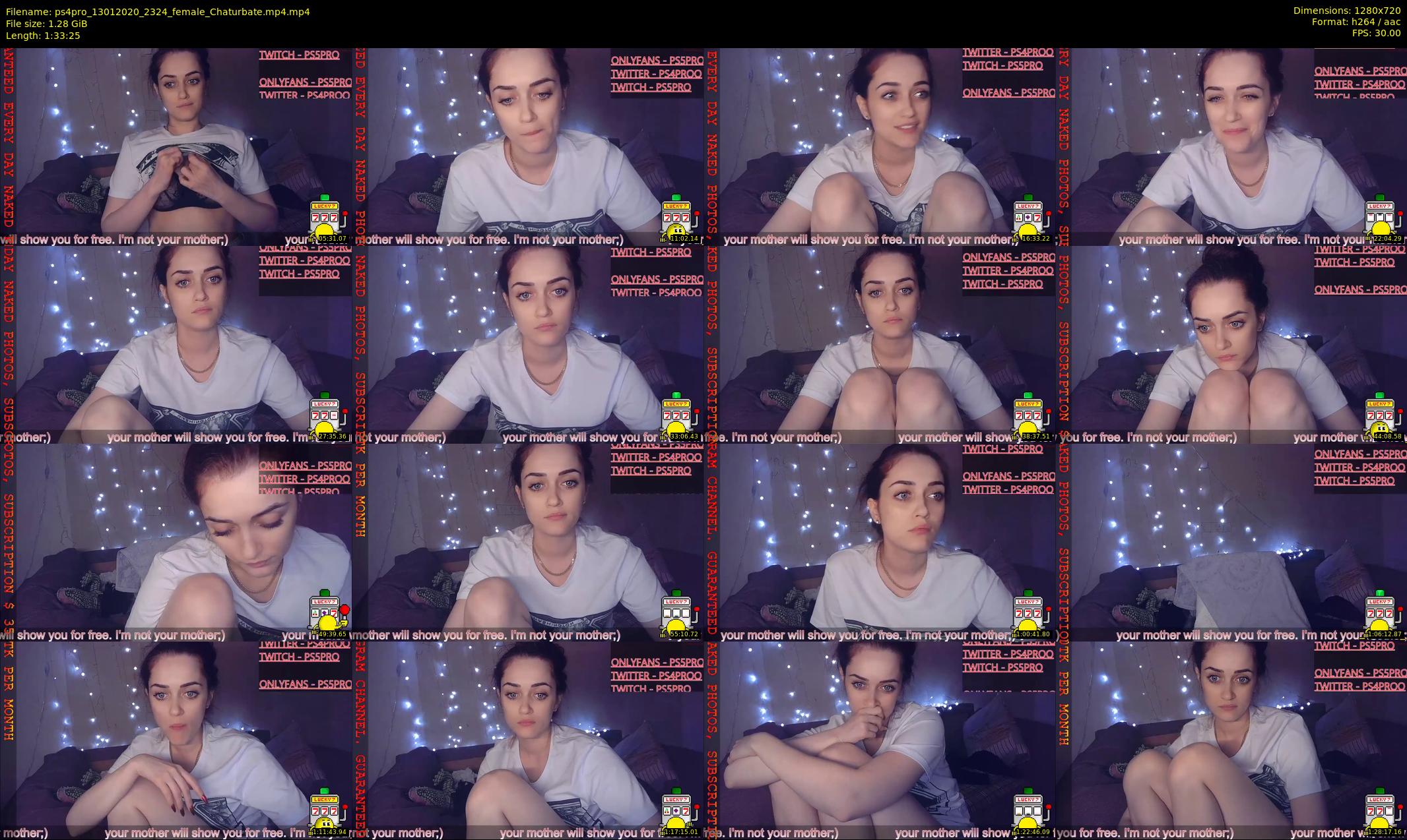 ps4pro — 94 minute Chaturbate female cam show recording, 720p, Jan 13, 2020