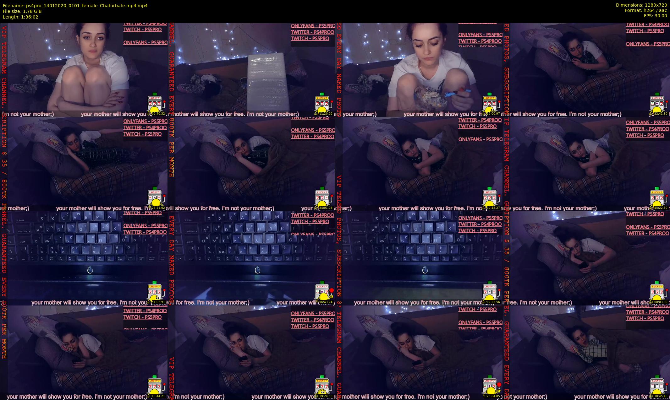 ps4pro — 97 minute Chaturbate female cam show recording, 720p, Jan 14, 2020