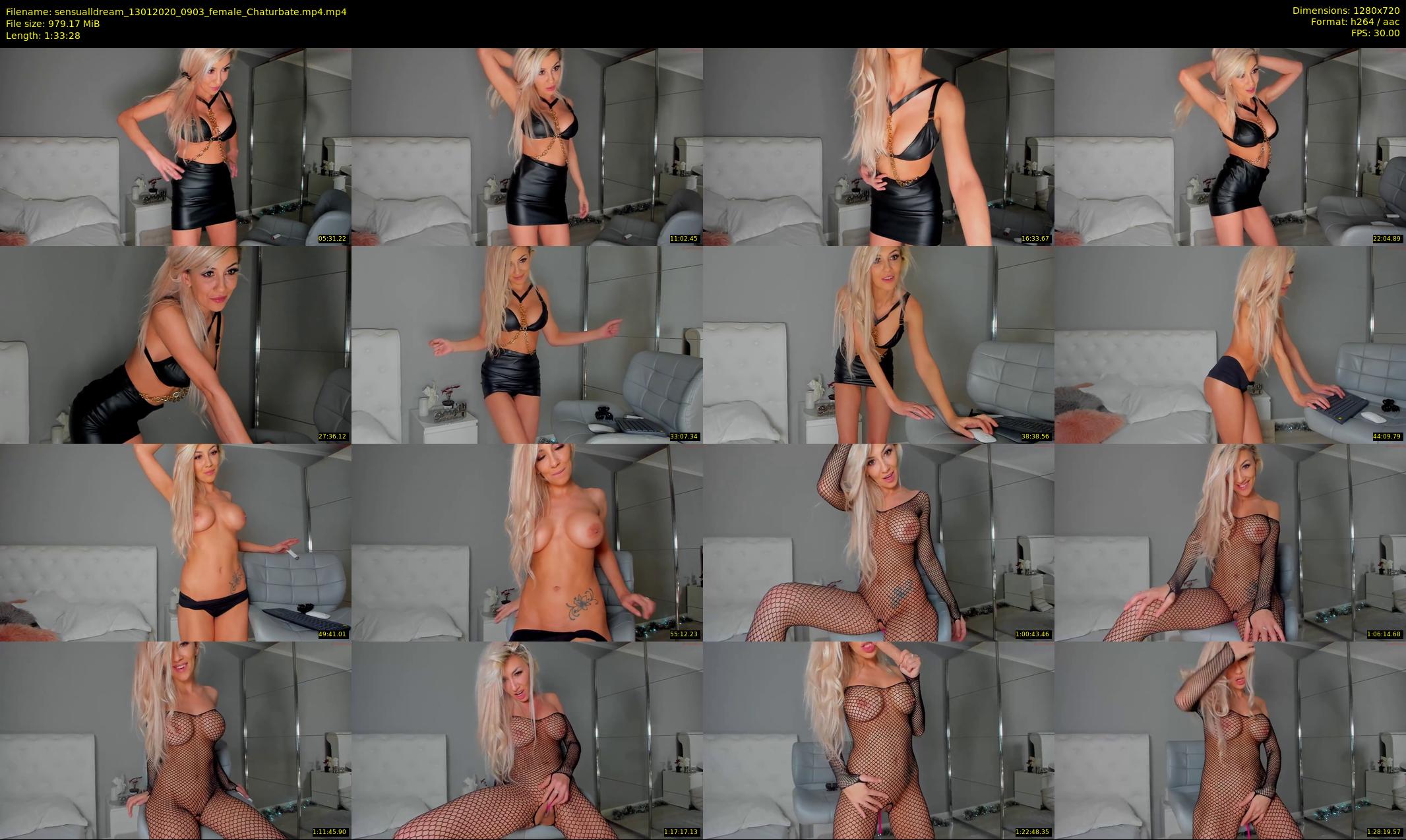 sensualldream — 94 minute Chaturbate female cam show recording, 720p, Jan 13, 2020