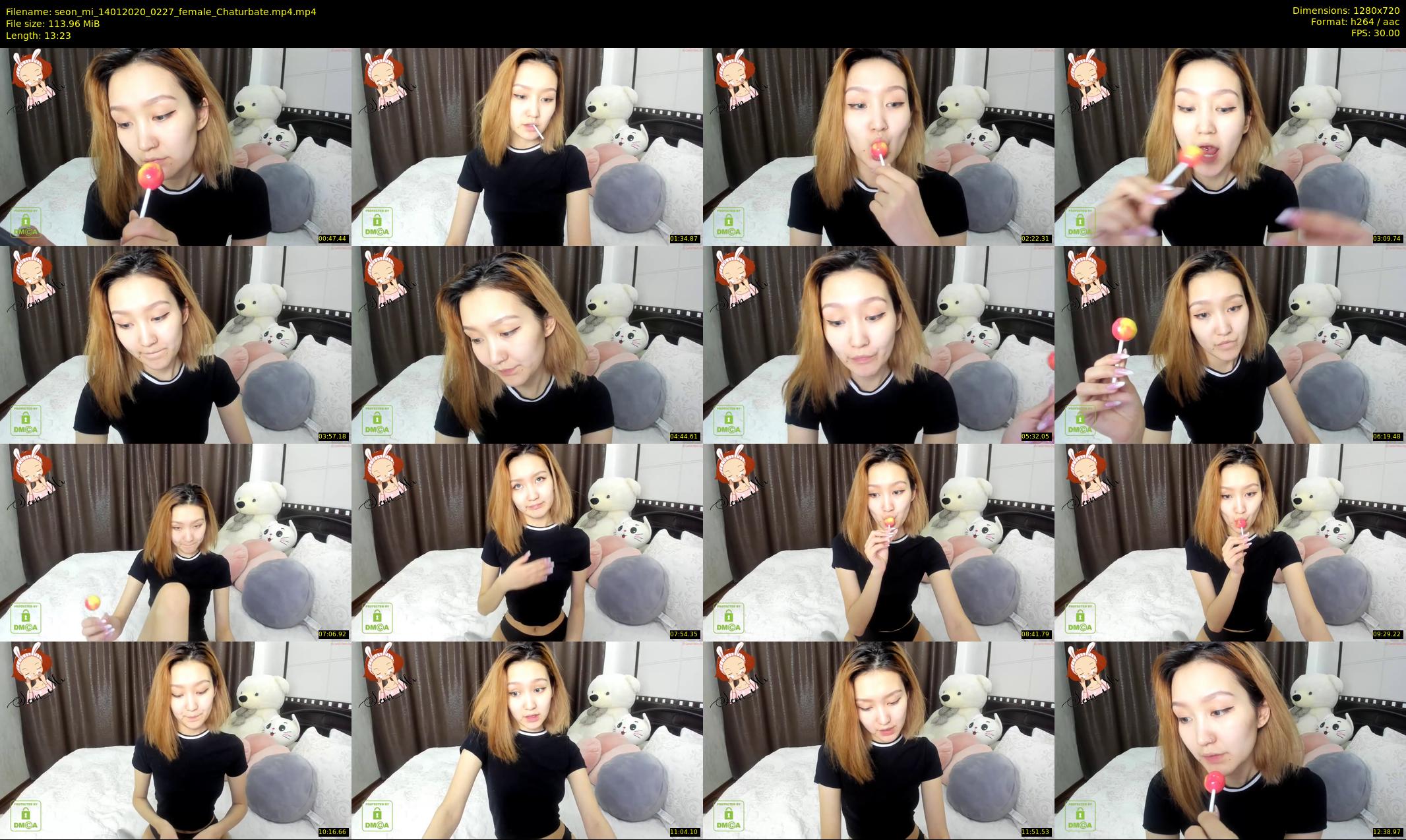 seon_mi — 14 minute Chaturbate female cam show recording, 720p, Jan 14, 2020