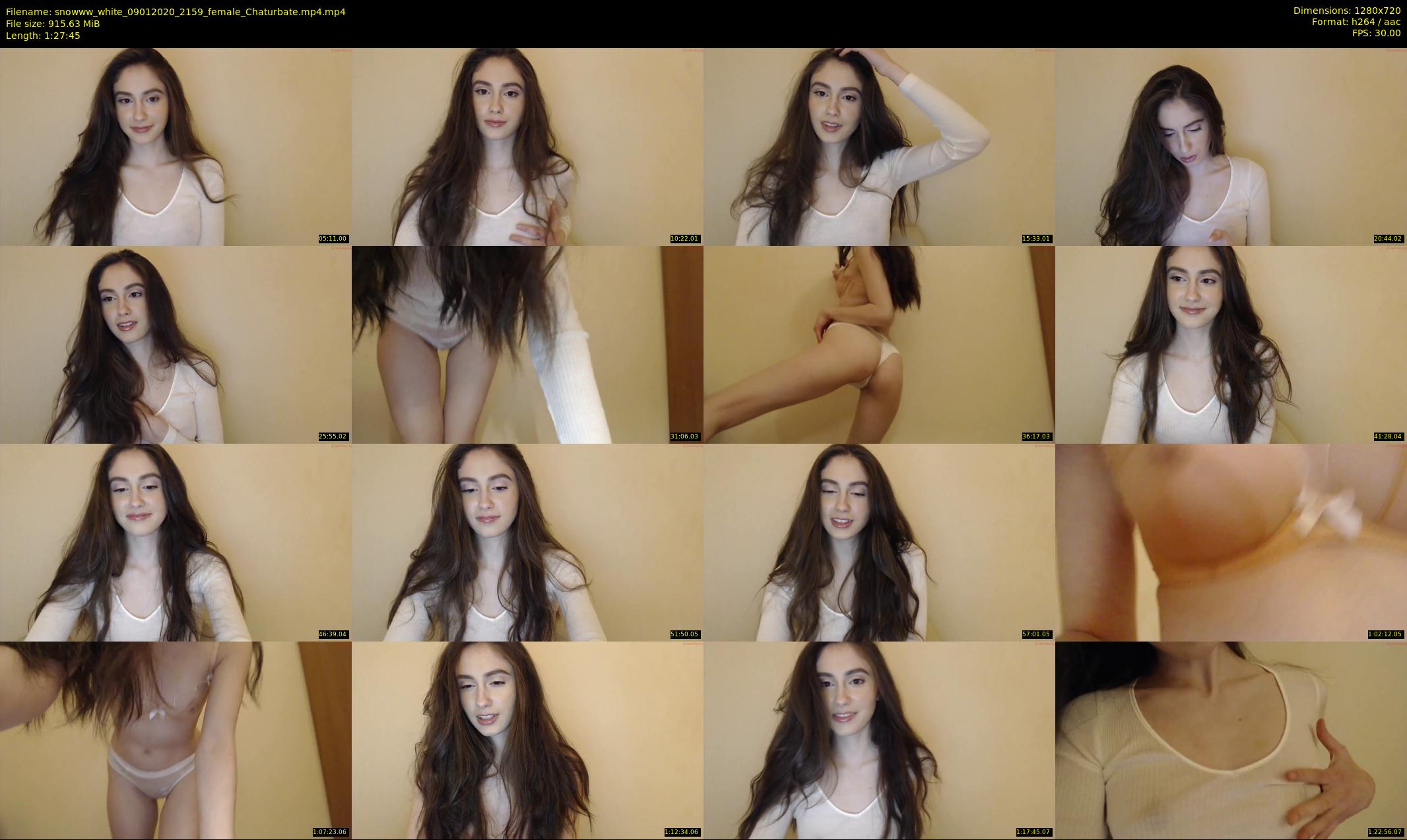 snowww_white — 88 minute Chaturbate female cam show recording, 720p, Jan 9, 2020
