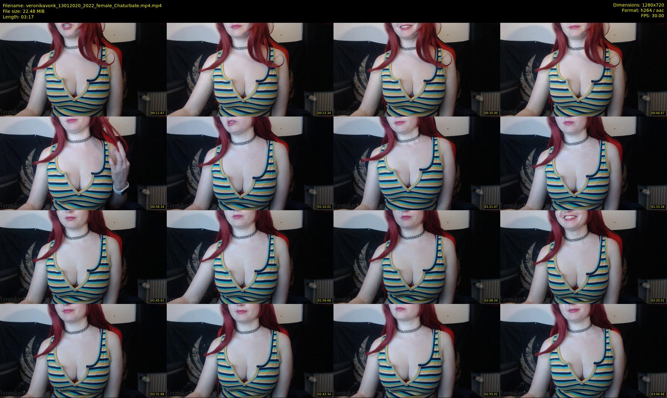 veronikavonk — 4 minute Chaturbate female cam show recording, 720p, Jan 13, 2020
