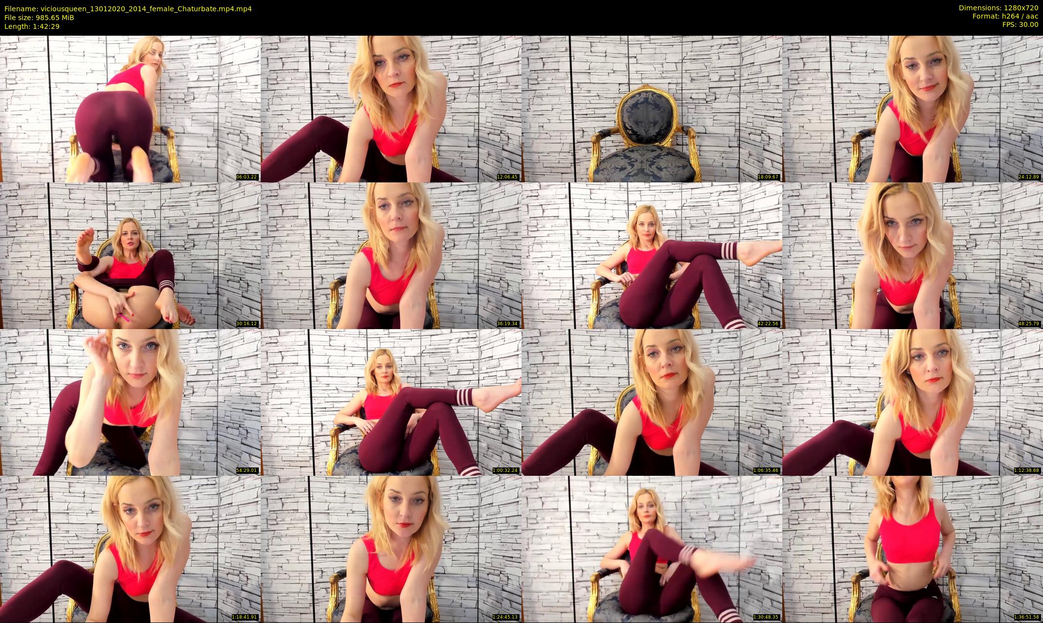 viciousqueen — 103 minute Chaturbate female cam show recording, 720p, Jan 13, 2020