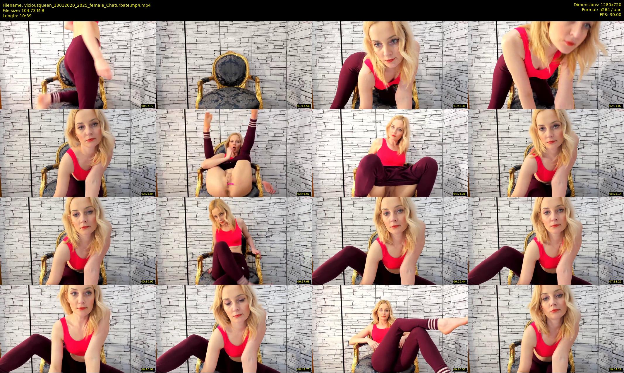 viciousqueen — 11 minute Chaturbate female cam show recording, 720p, Jan 13, 2020
