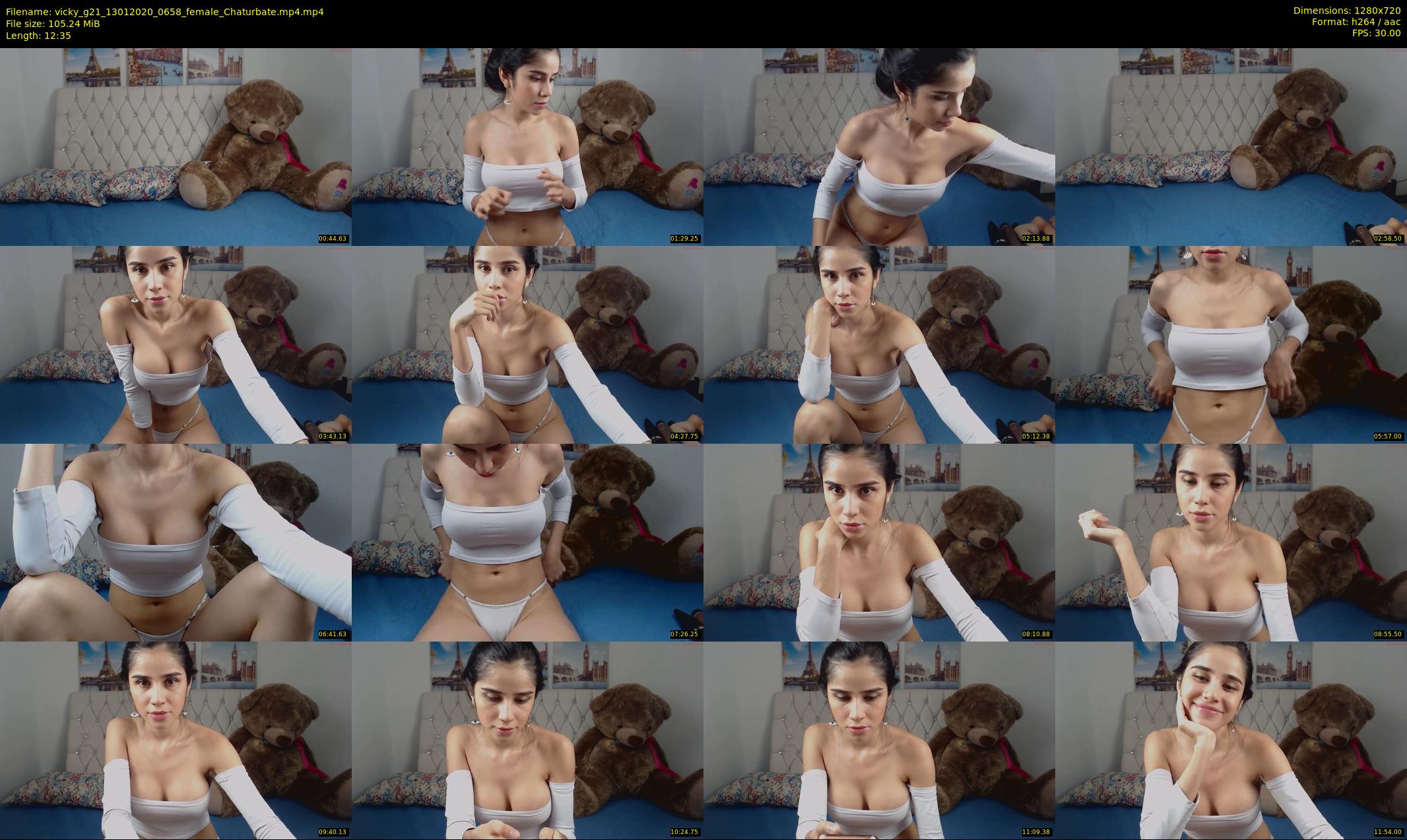 vicky_g21 — 13 minute Chaturbate female cam show recording, 720p, Jan 13, 2020