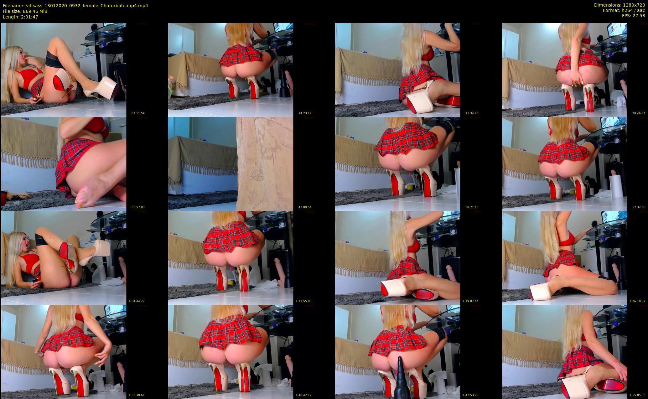 vittsass — 122 minute Chaturbate female cam show recording, 720p, Jan 13, 2020