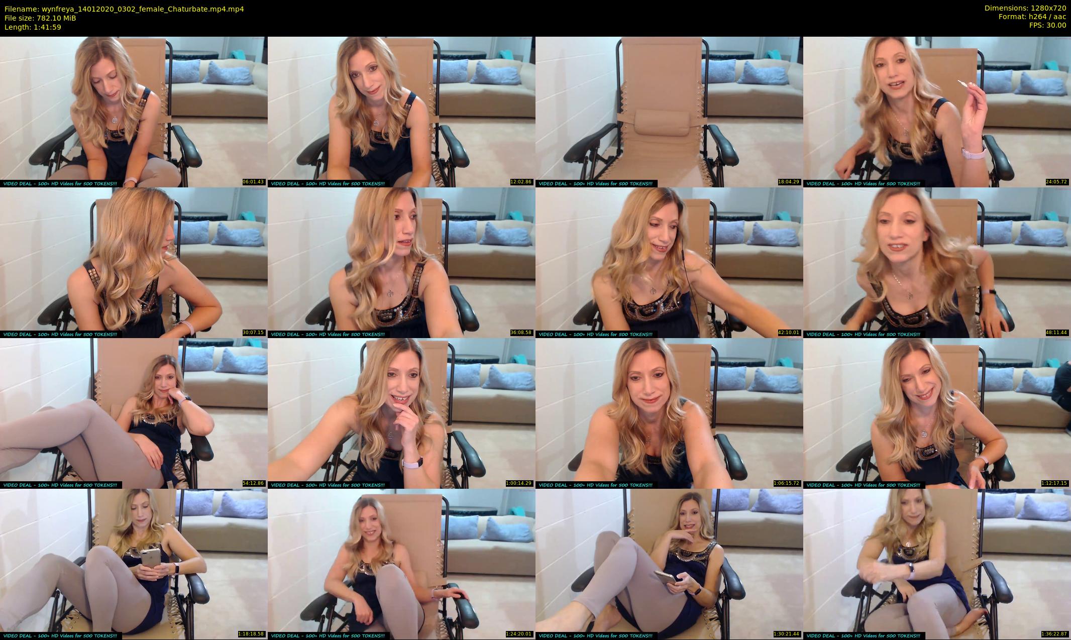 wynfreya — 102 minute Chaturbate female cam show recording, 720p, Jan 14, 2020
