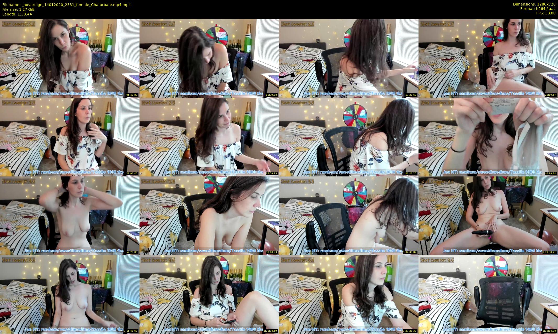_novareign — 99 minute Chaturbate female cam show recording, 720p, Jan 14, 2020