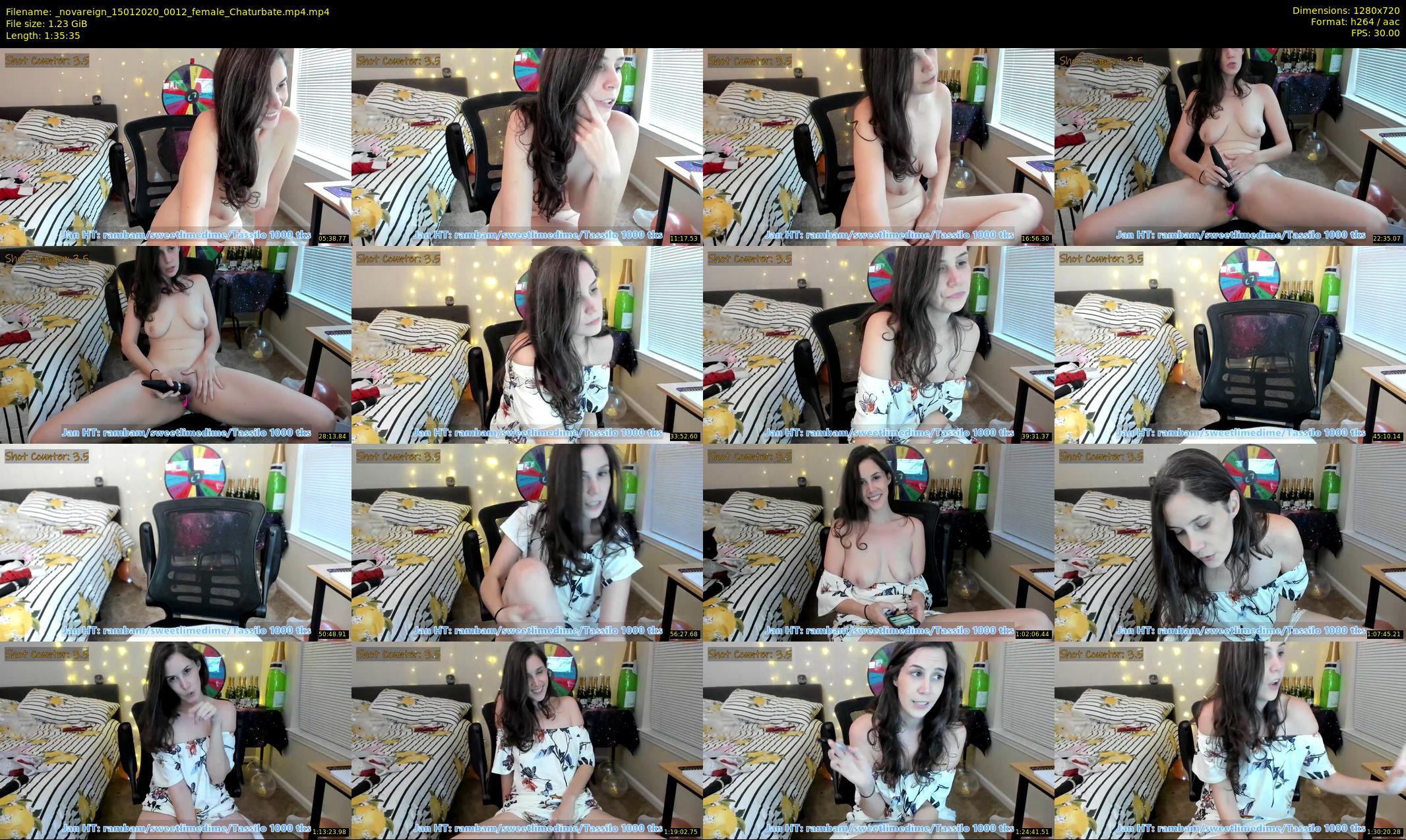 _novareign — 96 minute Chaturbate female cam show recording, 720p, Jan 15, 2020