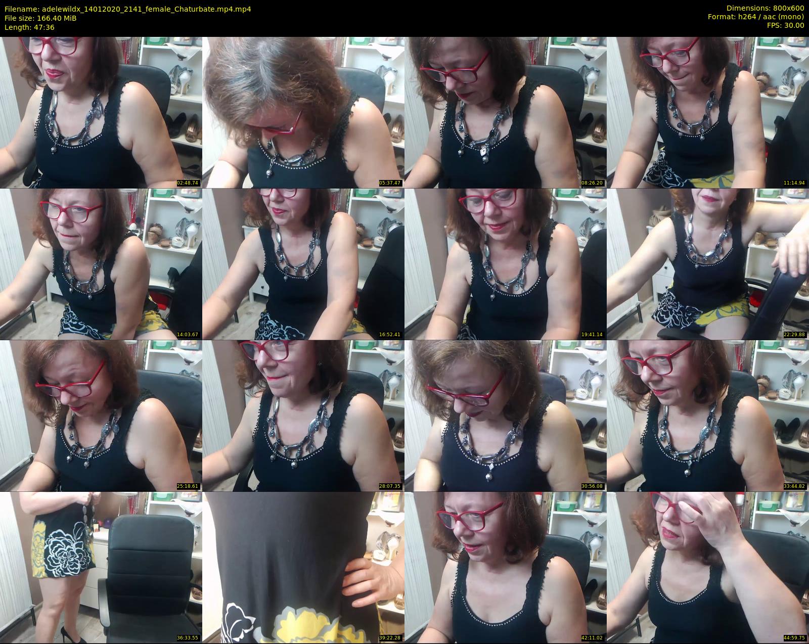adelewildx — 48 minute Chaturbate female cam show recording, 480p, Jan 14, 2020