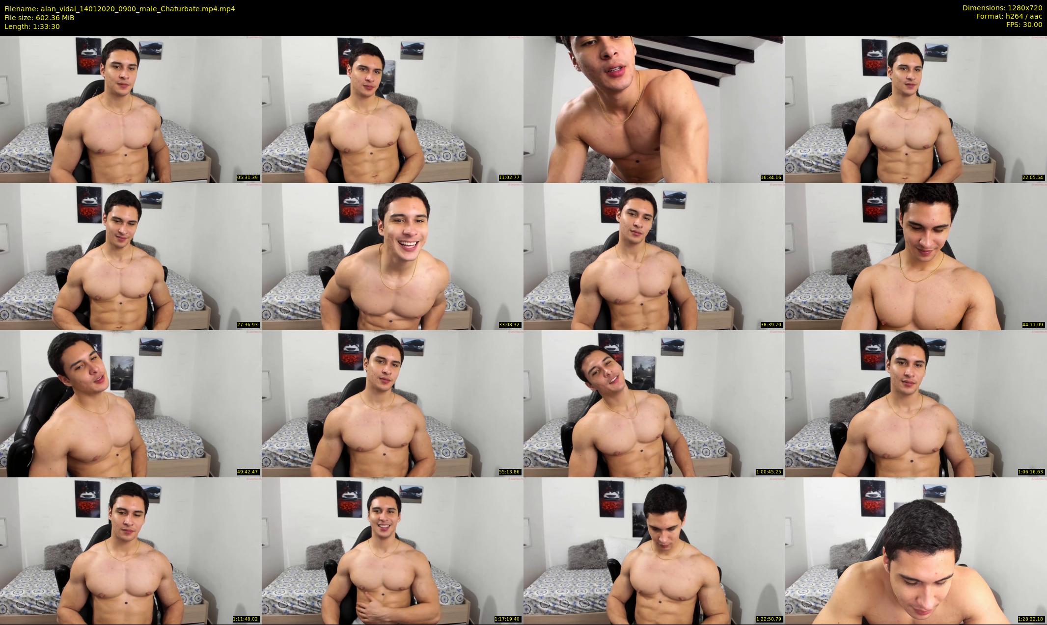 alan_vidal — 94 minute Chaturbate male cam show recording, 720p, Jan 14, 2020